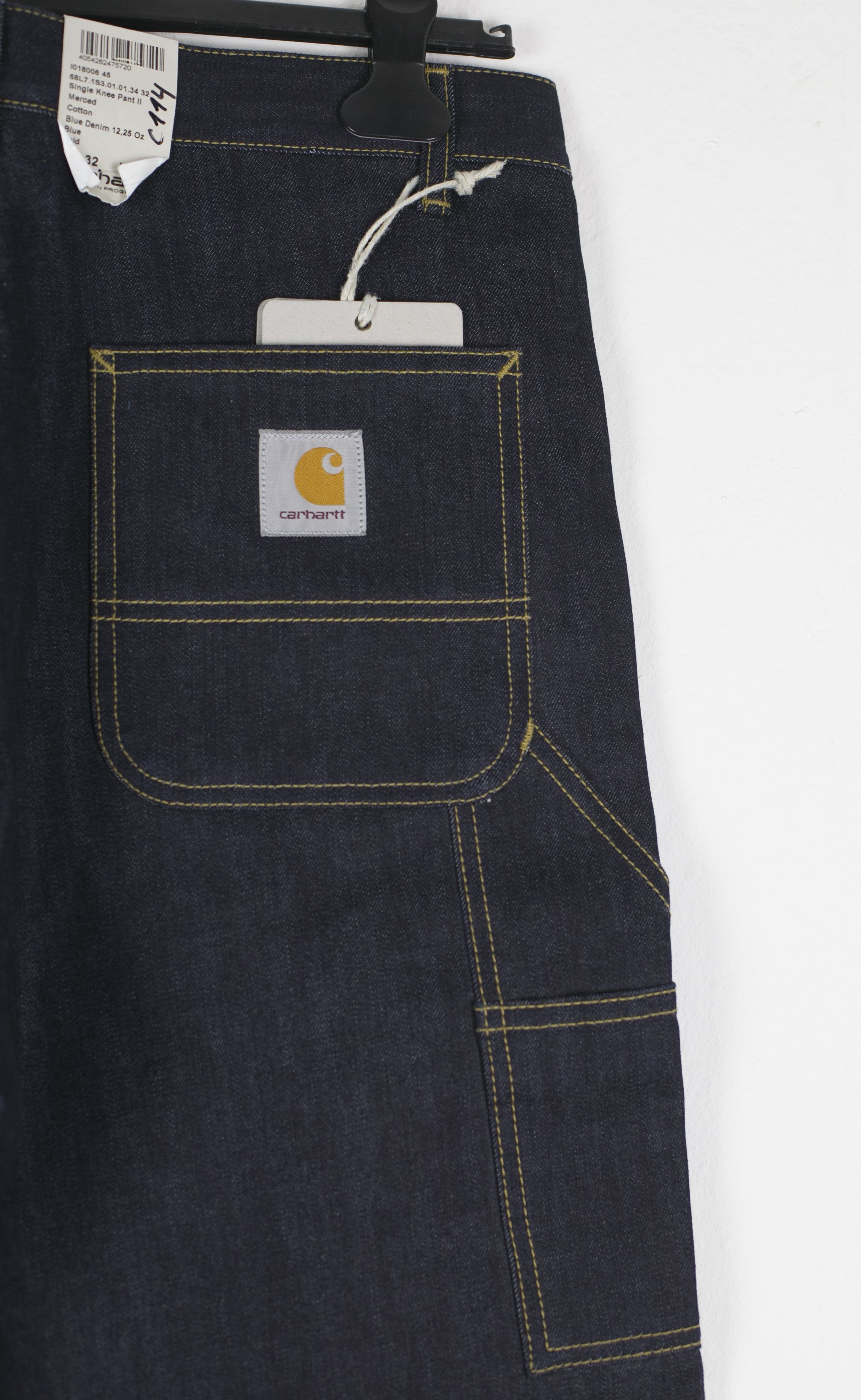 Carhartt Wip NWT Carhartt WIP Single Knee Pant II Slim Blue Jeans 32x34 Size US 32 / EU 48 - 2 Thumbnail