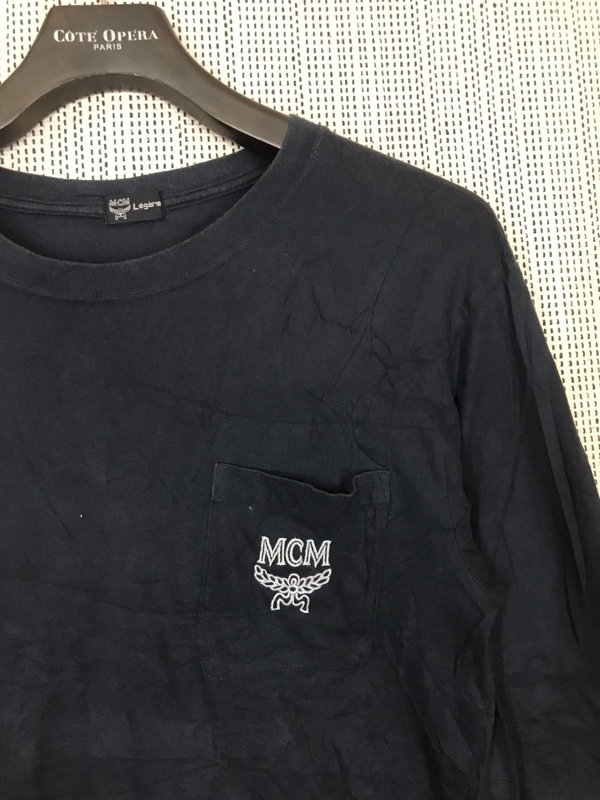 MCM × Vintage ‼️VINTAGE MCM SINGLE POCKET LONGSLEEVE TSHIRT‼️ Size US M / EU 48-50 / 2 - 2 Thumbnail