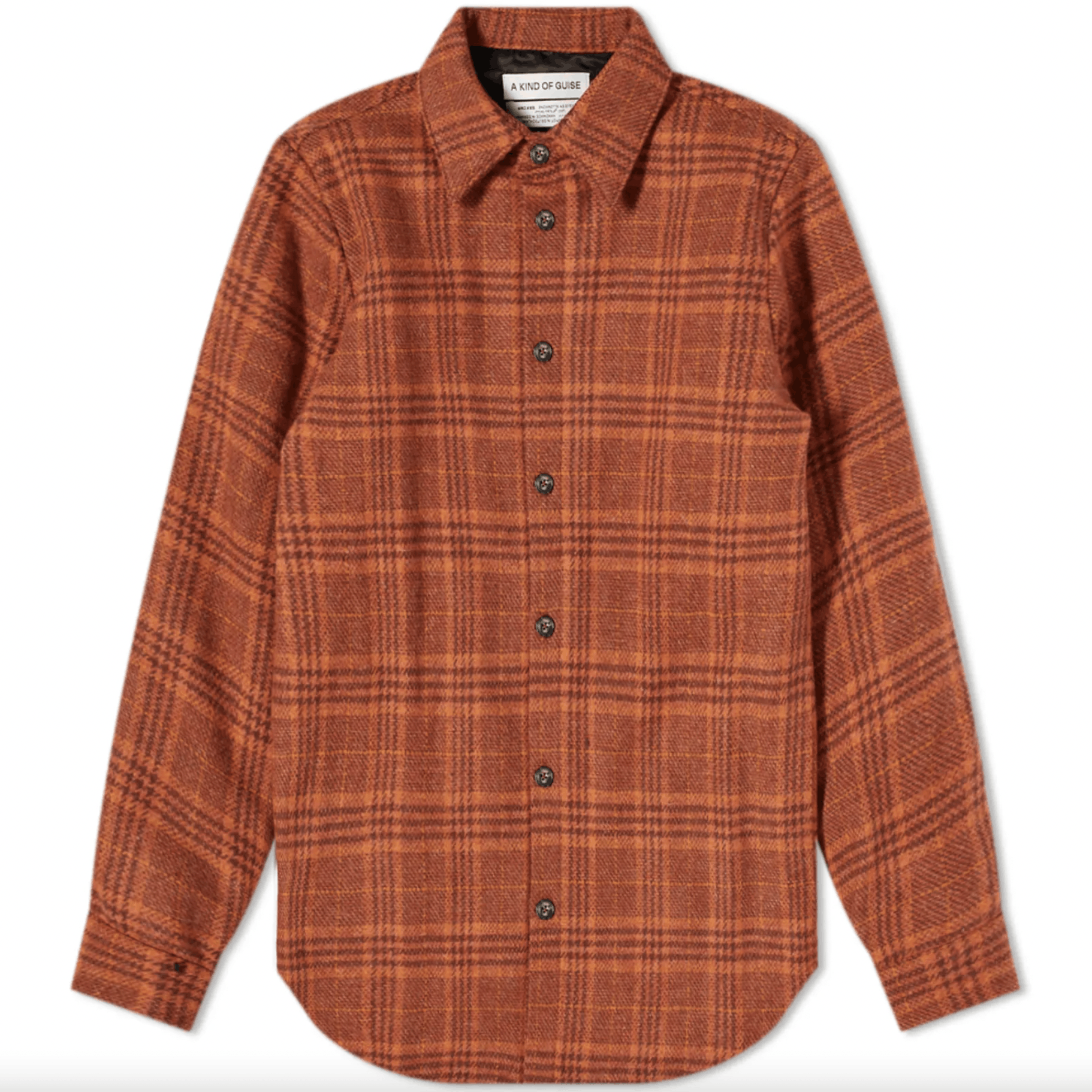 Image of A Kind Of Guise Marani Overshirt Campfire Check Xxl, Men's