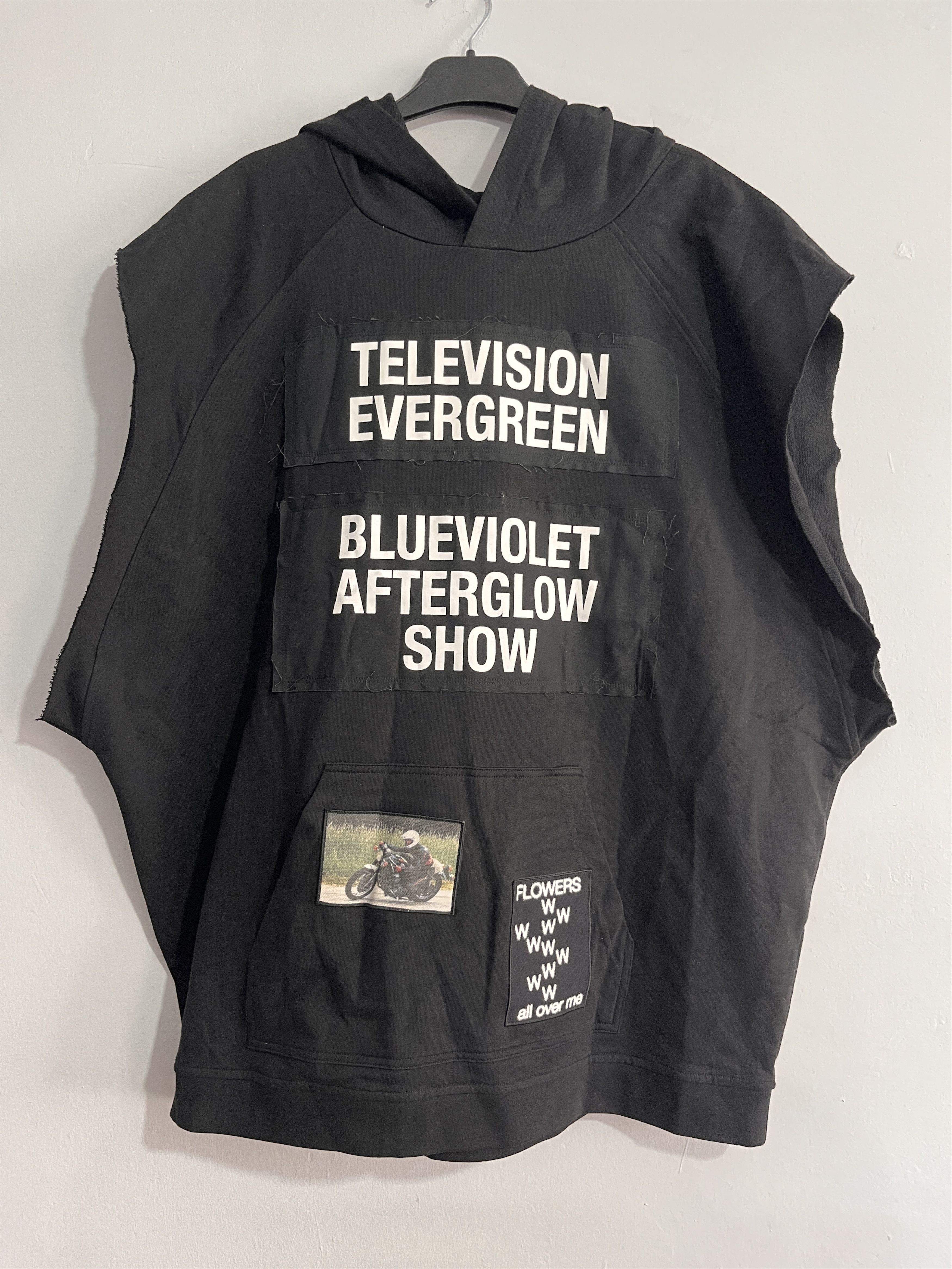 Television Evergreen Sleeveless Hoodie