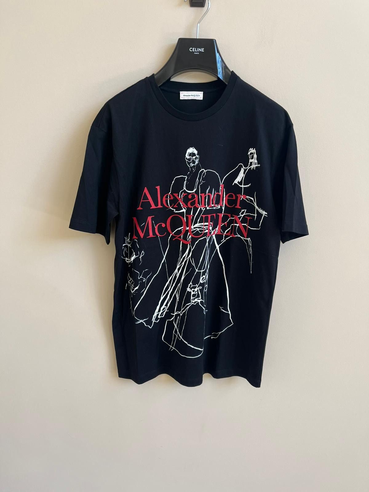 Alexander McQueen T-Shirt in Black Color Size US S / EU 44-46 / 1 - 1 Thumbnail