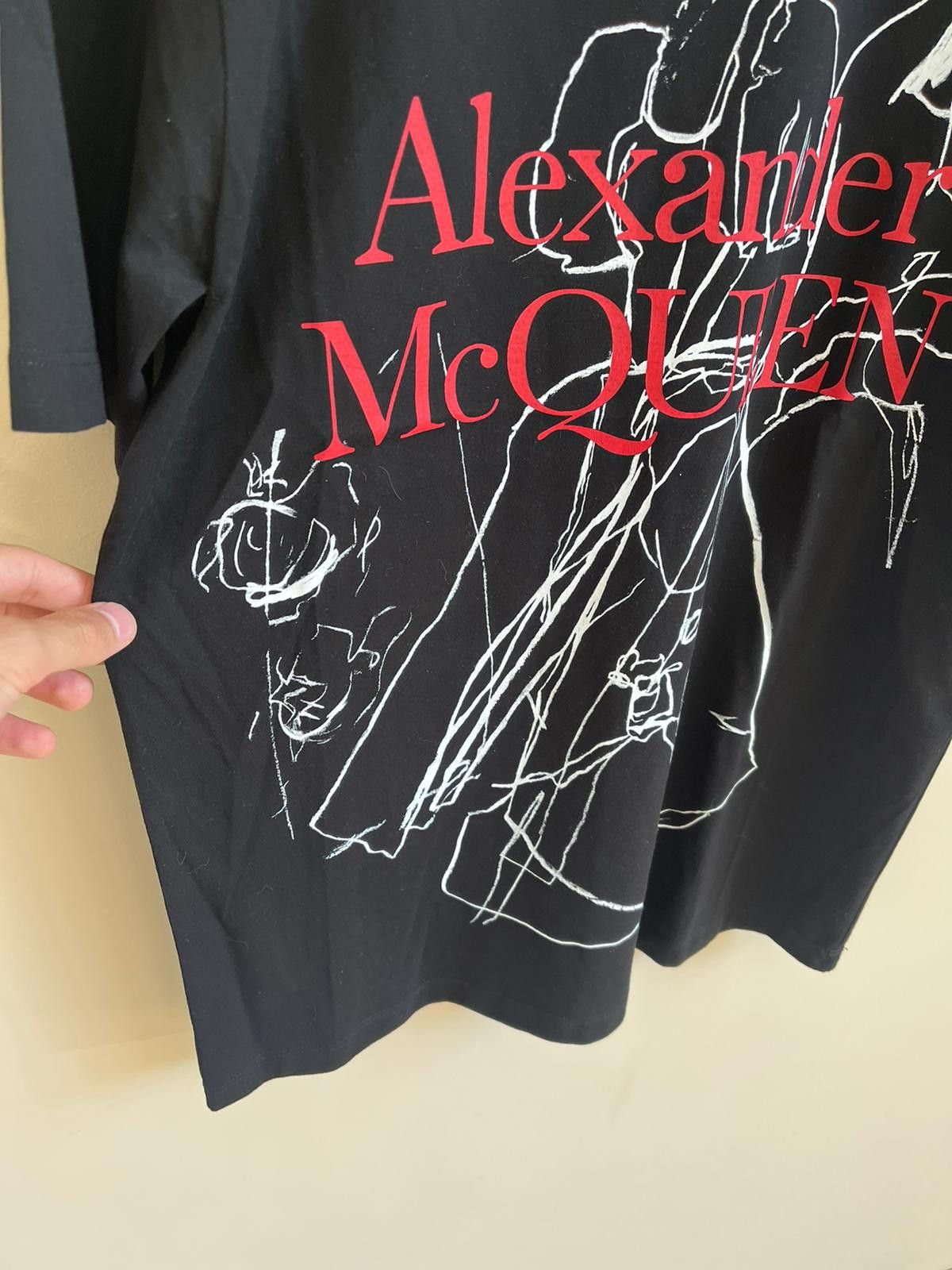 Alexander McQueen T-Shirt in Black Color Size US S / EU 44-46 / 1 - 8 Thumbnail