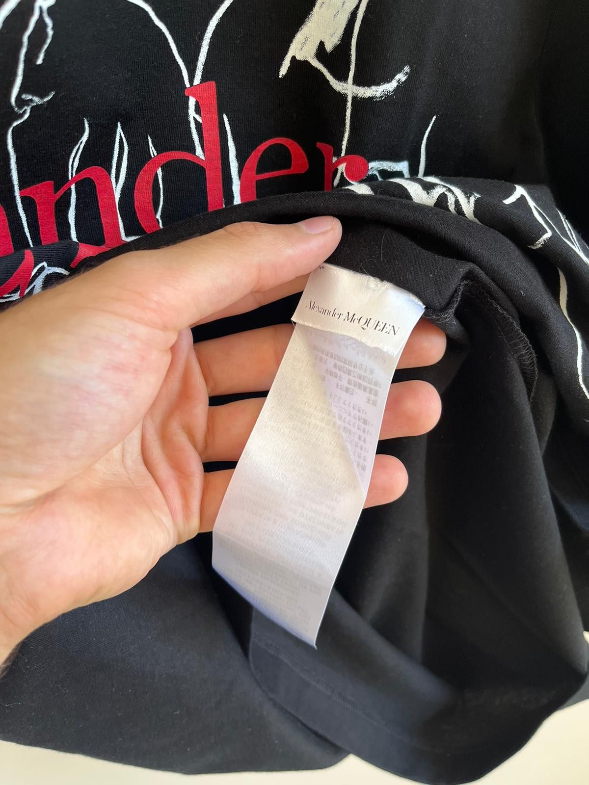 Alexander McQueen T-Shirt in Black Color Size US S / EU 44-46 / 1 - 12 Thumbnail