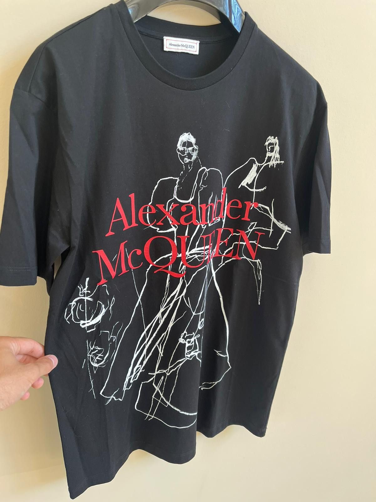 Alexander McQueen T-Shirt in Black Color Size US S / EU 44-46 / 1 - 4 Thumbnail