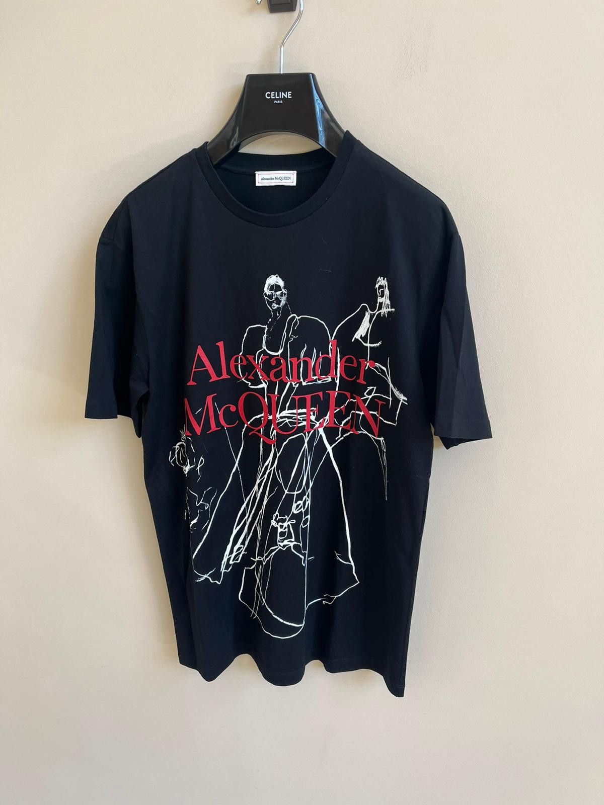 Alexander McQueen T-Shirt in Black Color Size US S / EU 44-46 / 1 - 6 Thumbnail