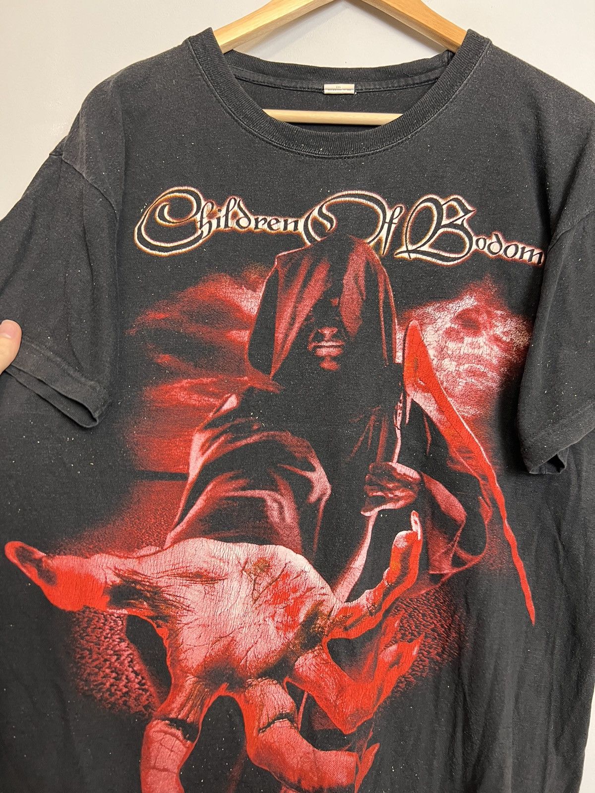 Band Tees Rare Vintage 00s Children Of Bodom Death Metal Tour Band Tee Size US L / EU 52-54 / 3 - 3 Thumbnail
