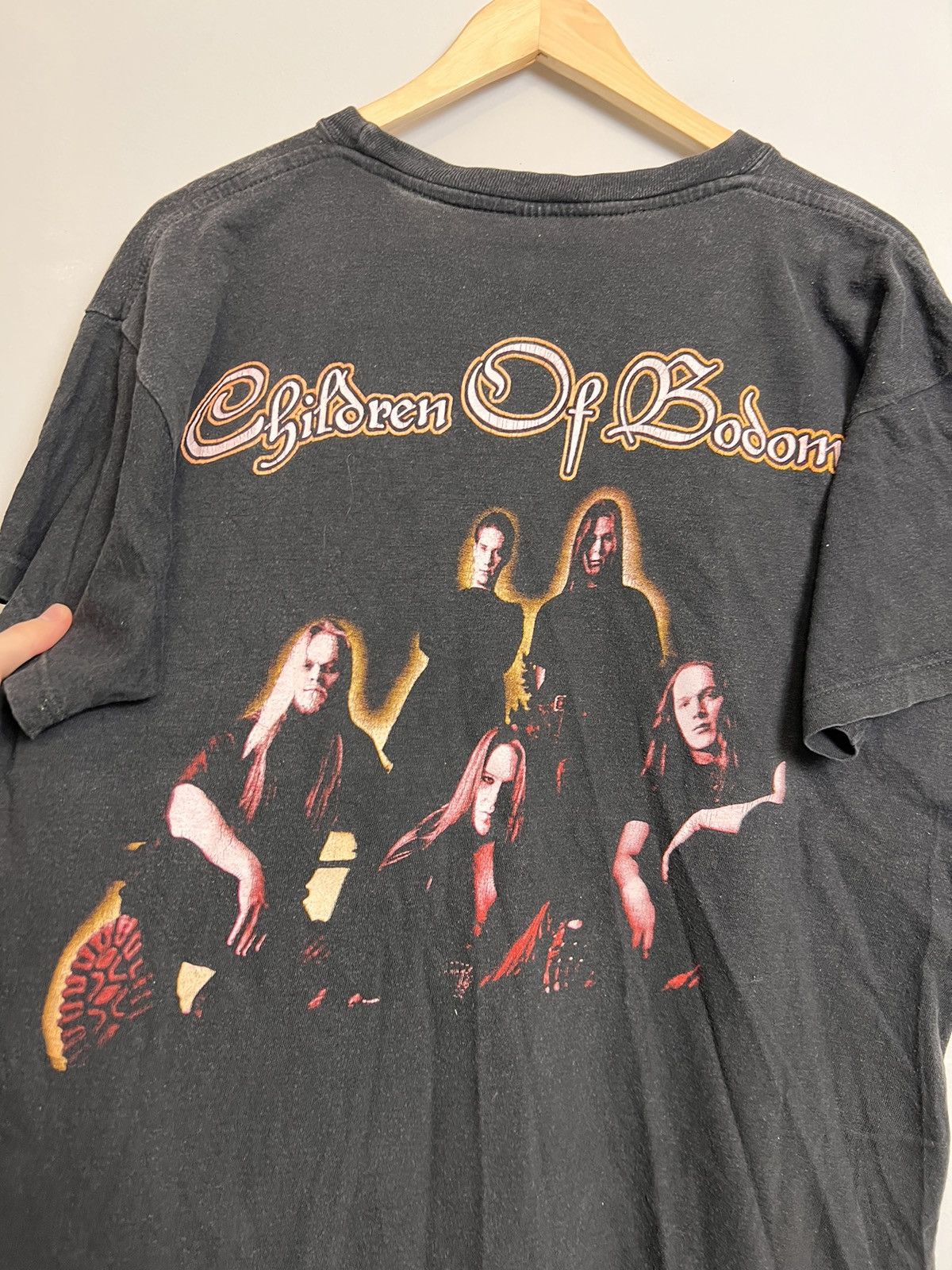 Band Tees Rare Vintage 00s Children Of Bodom Death Metal Tour Band Tee Size US L / EU 52-54 / 3 - 4 Thumbnail
