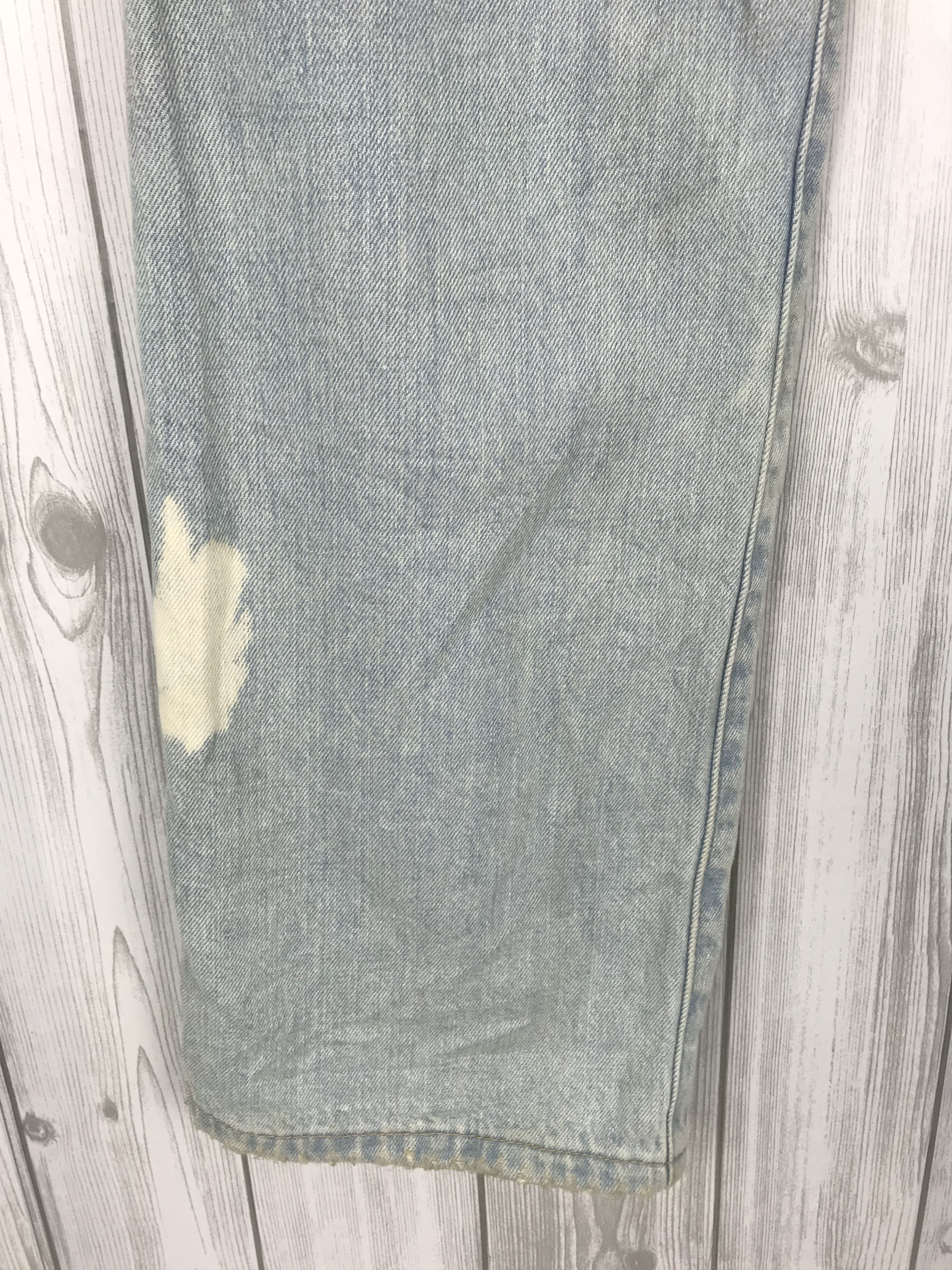 Levi's Vintage Clothing Vintage LEVIS 501 Ripped Bleach Design Denim Jeans Size US 32 / EU 48 - 5 Thumbnail