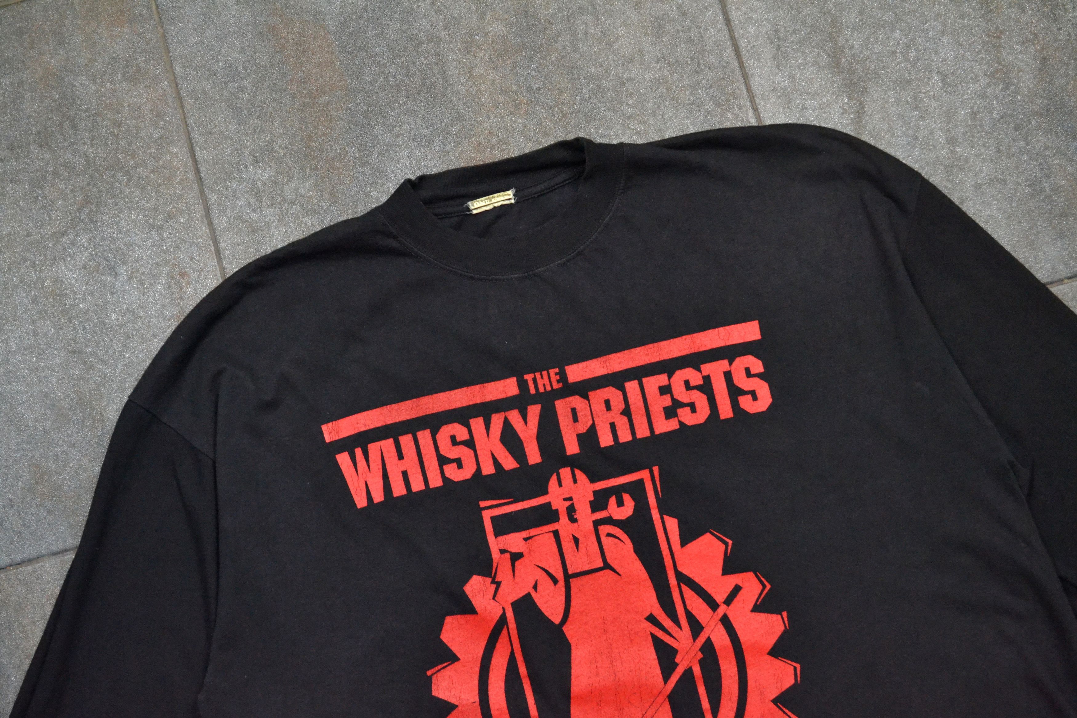 Vintage Vintage 90s The Whisky Priests UK Folk Punk Long Sleeve Size US XL / EU 56 / 4 - 6 Thumbnail