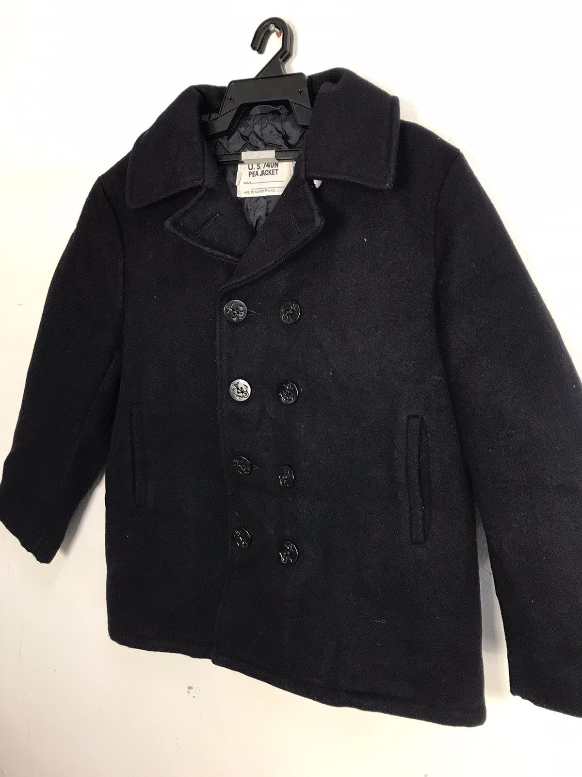 Schott Rare U.S. 740N Schott Peajacket Double Breasted Jacket Size US L / EU 52-54 / 3 - 4 Thumbnail