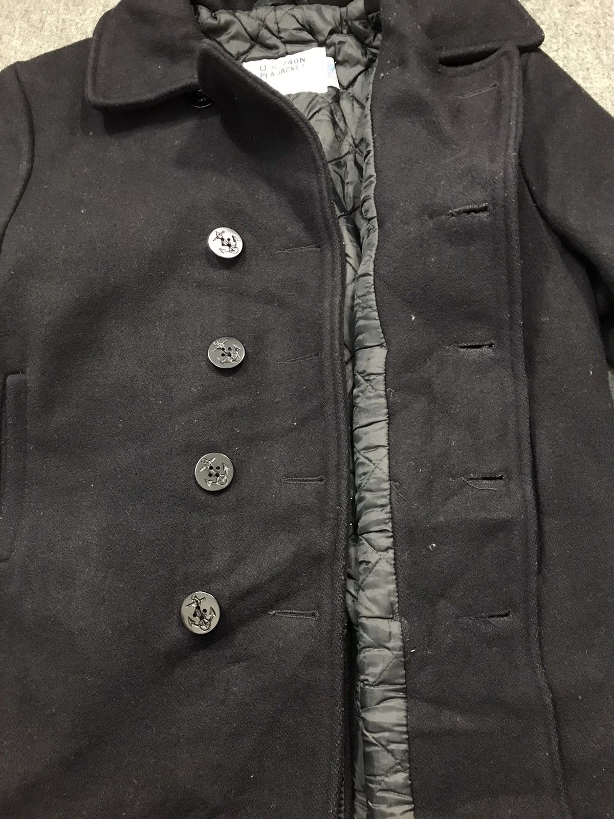 Schott Rare U.S. 740N Schott Peajacket Double Breasted Jacket Size US L / EU 52-54 / 3 - 5 Thumbnail