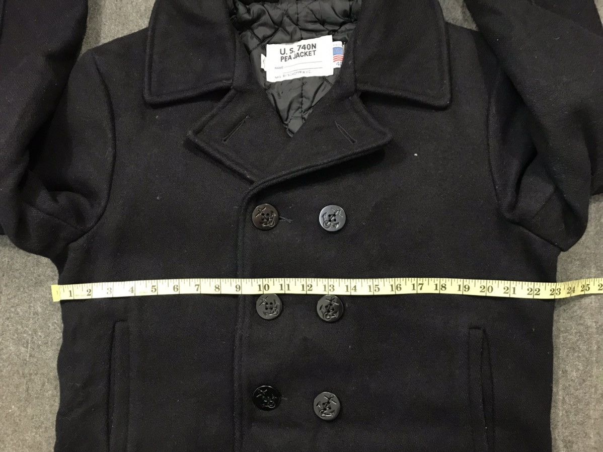 Schott Rare U.S. 740N Schott Peajacket Double Breasted Jacket Size US L / EU 52-54 / 3 - 8 Thumbnail