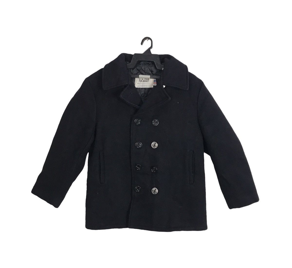 Schott Rare U.S. 740N Schott Peajacket Double Breasted Jacket Size US L / EU 52-54 / 3 - 1 Thumbnail