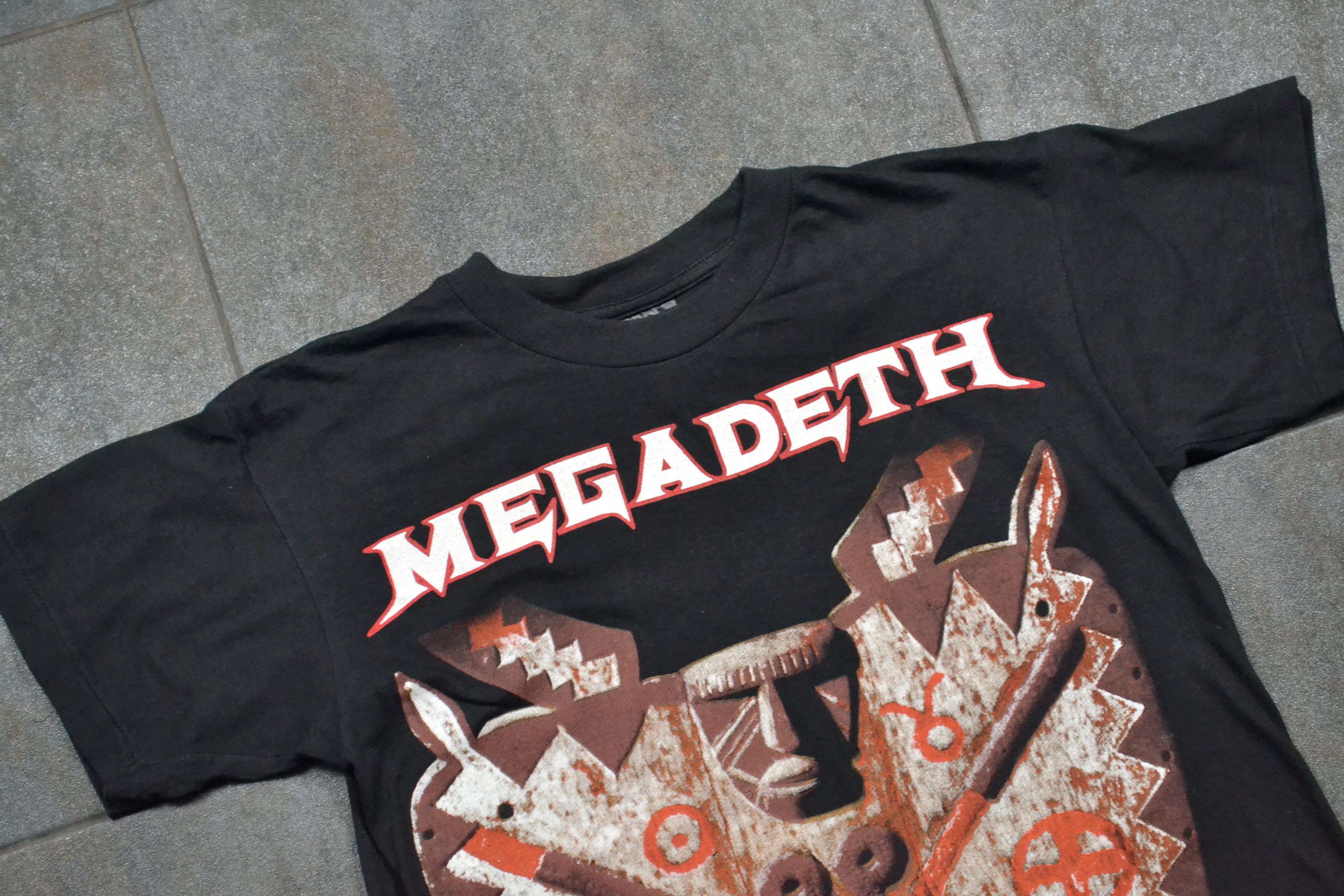 Megadeth 90s Vintage 1997 Megadeth Cryptic Writings Promo Tour Tee. Size US M / EU 48-50 / 2 - 5 Thumbnail