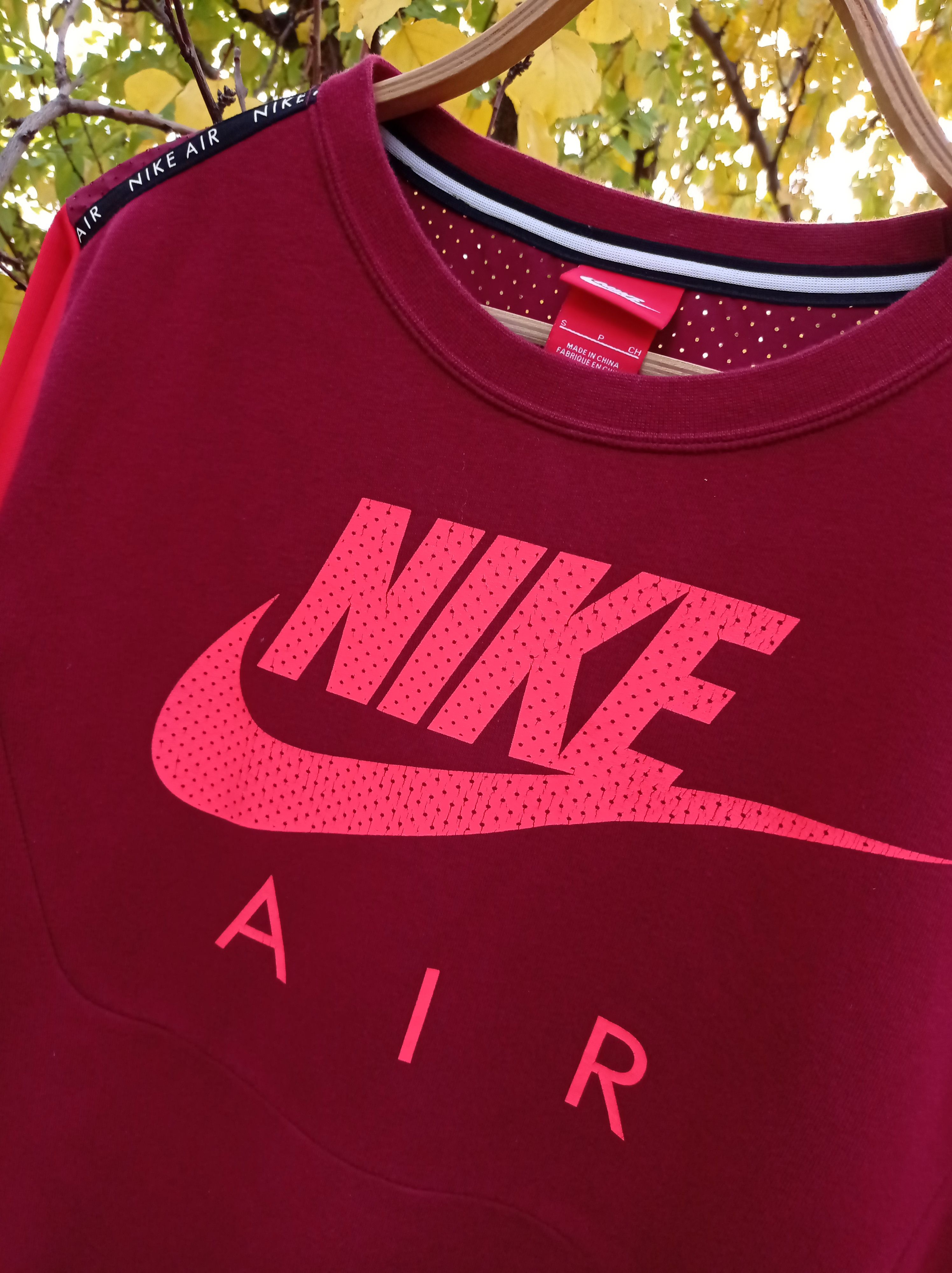 Nike Nike Air Y2k Crew Red Pockets Sweatshirt Vintage Size US S / EU 44-46 / 1 - 3 Thumbnail