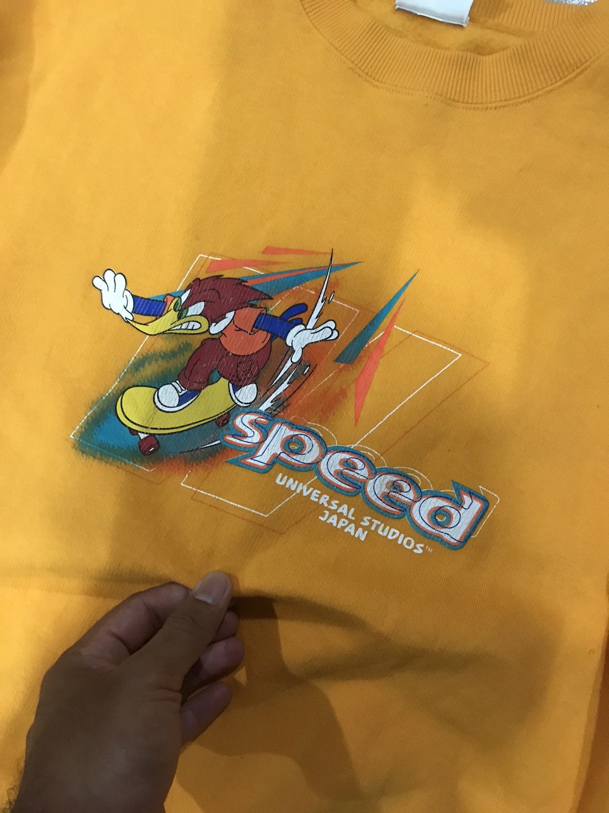Universal Studios Vintage Woody Woodpecker Speed Skateboarding Sweatshirt Size US M / EU 48-50 / 2 - 4 Thumbnail