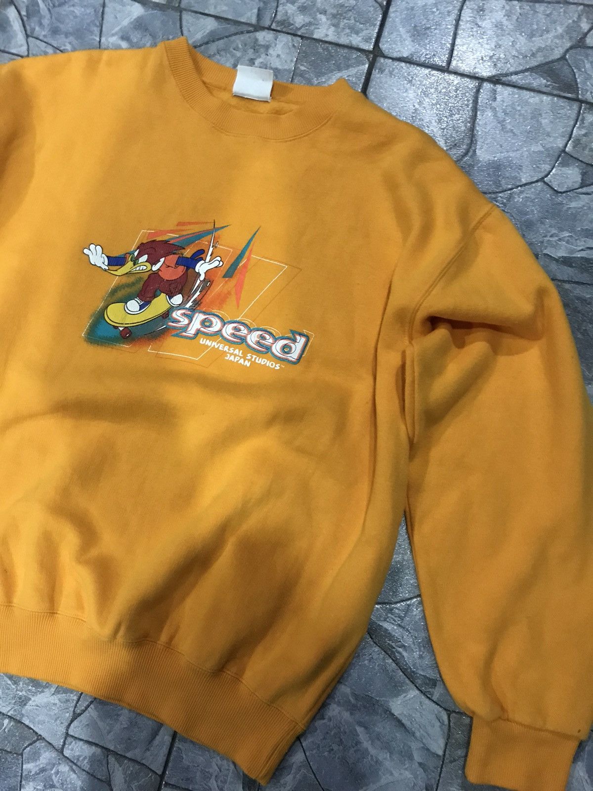Universal Studios Vintage Woody Woodpecker Speed Skateboarding Sweatshirt Size US M / EU 48-50 / 2 - 2 Thumbnail