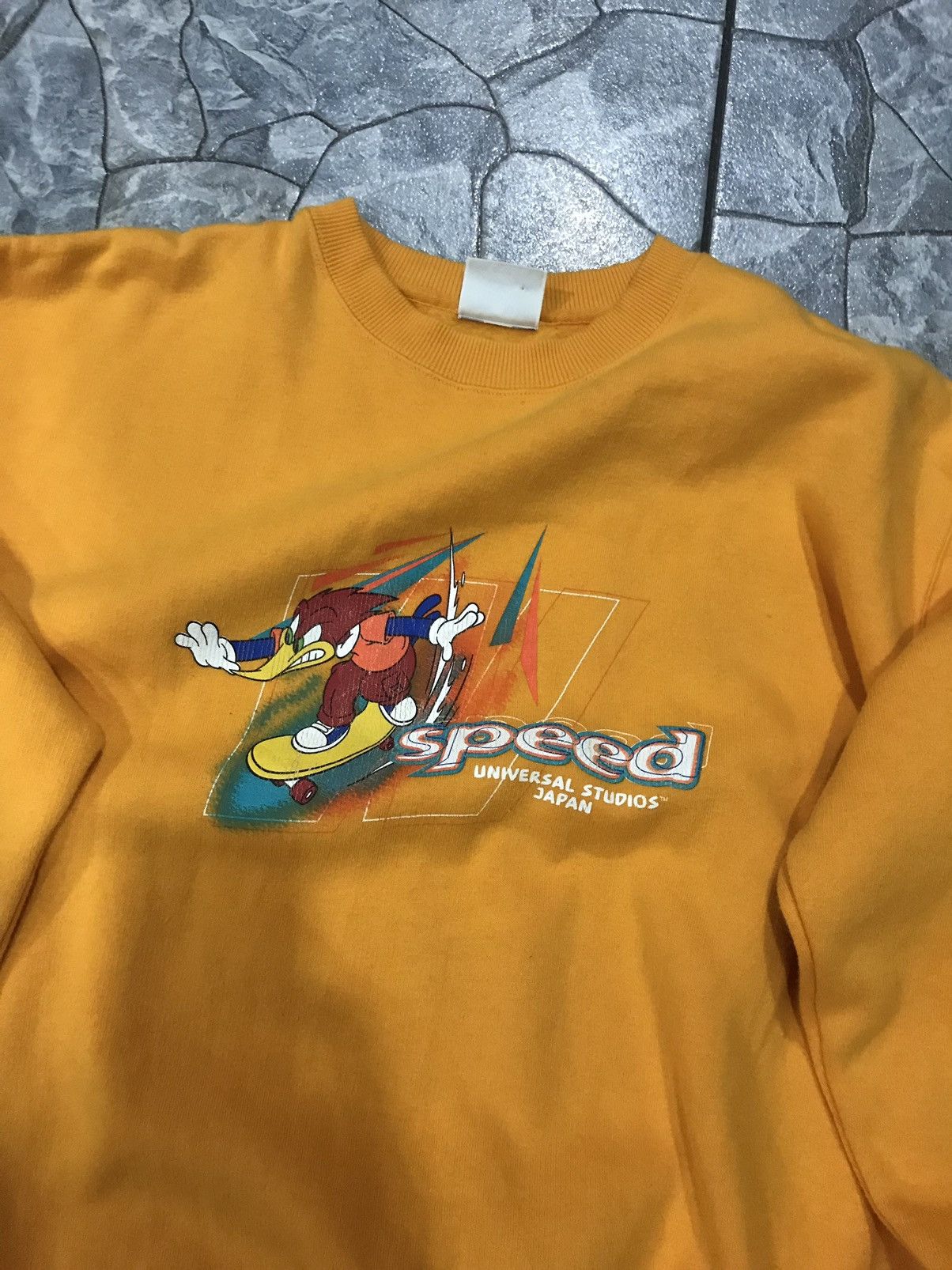Universal Studios Vintage Woody Woodpecker Speed Skateboarding Sweatshirt Size US M / EU 48-50 / 2 - 14 Thumbnail