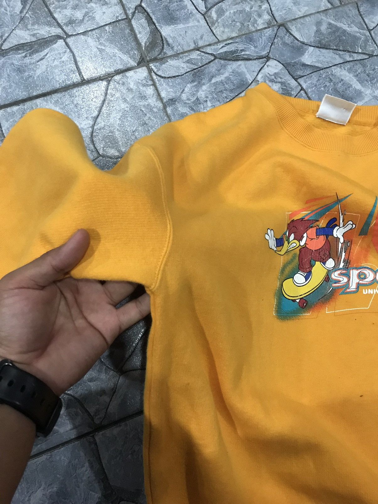 Universal Studios Vintage Woody Woodpecker Speed Skateboarding Sweatshirt Size US M / EU 48-50 / 2 - 11 Thumbnail