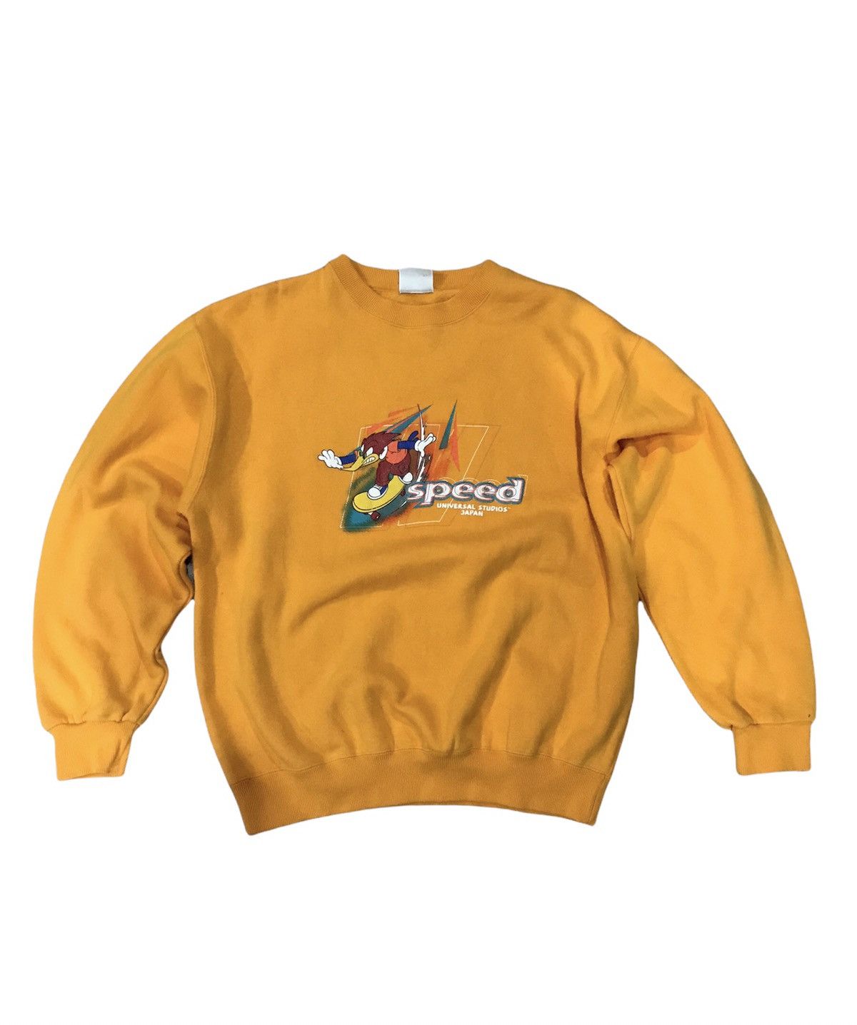 Universal Studios Vintage Woody Woodpecker Speed Skateboarding Sweatshirt Size US M / EU 48-50 / 2 - 1 Thumbnail
