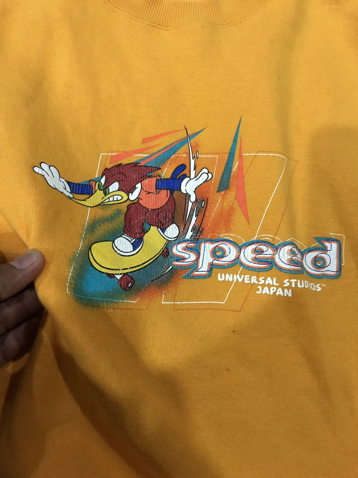Universal Studios Vintage Woody Woodpecker Speed Skateboarding Sweatshirt Size US M / EU 48-50 / 2 - 12 Thumbnail