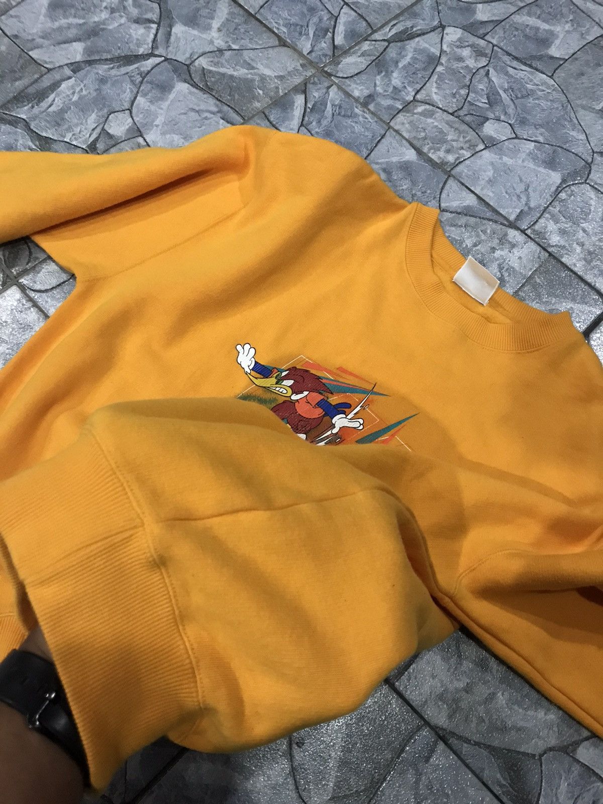 Universal Studios Vintage Woody Woodpecker Speed Skateboarding Sweatshirt Size US M / EU 48-50 / 2 - 7 Thumbnail