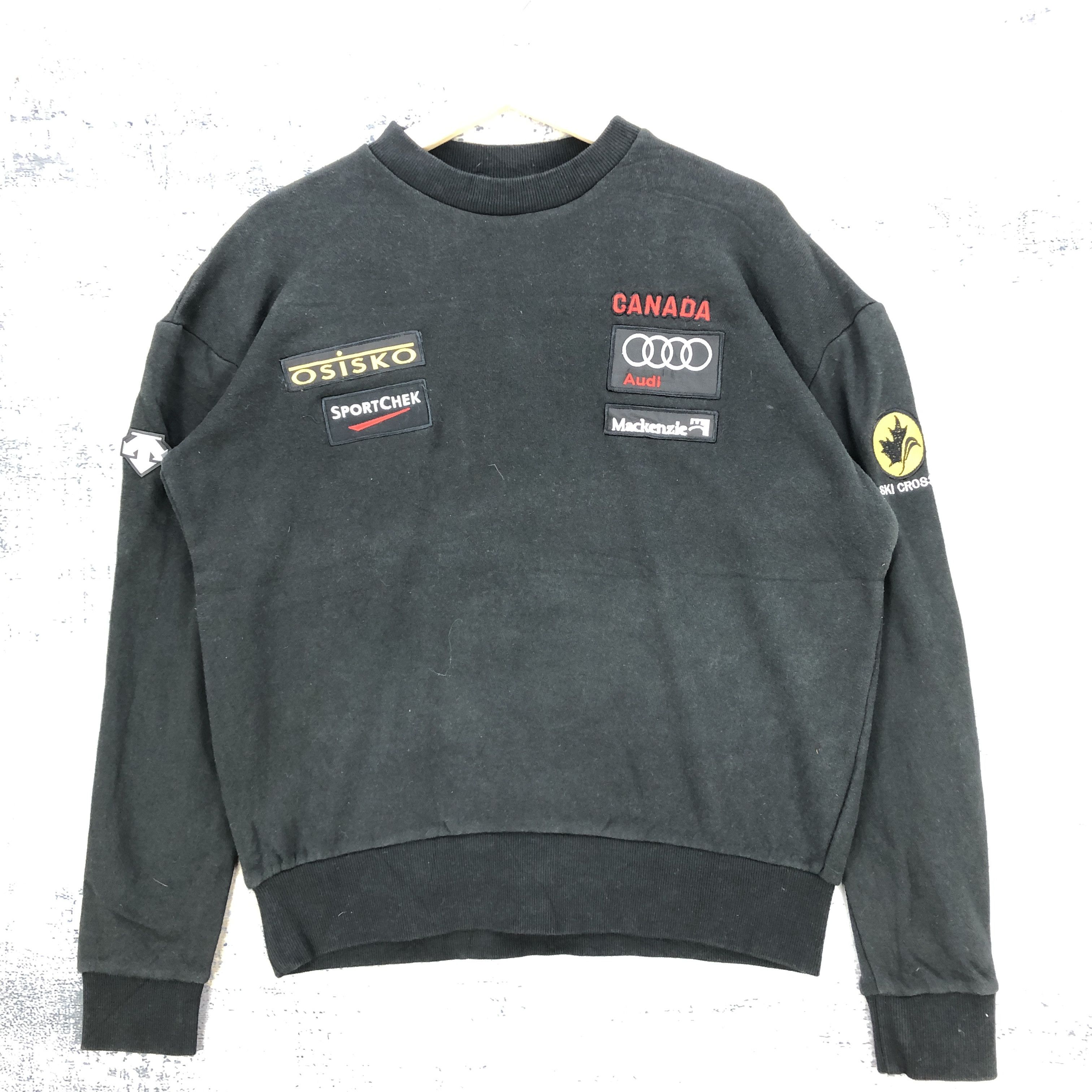 Descente × Vintage Vintage Audi Sweatshirt Sportchek Sweater Racing Jumper Size US XL / EU 56 / 4 - 1 Thumbnail