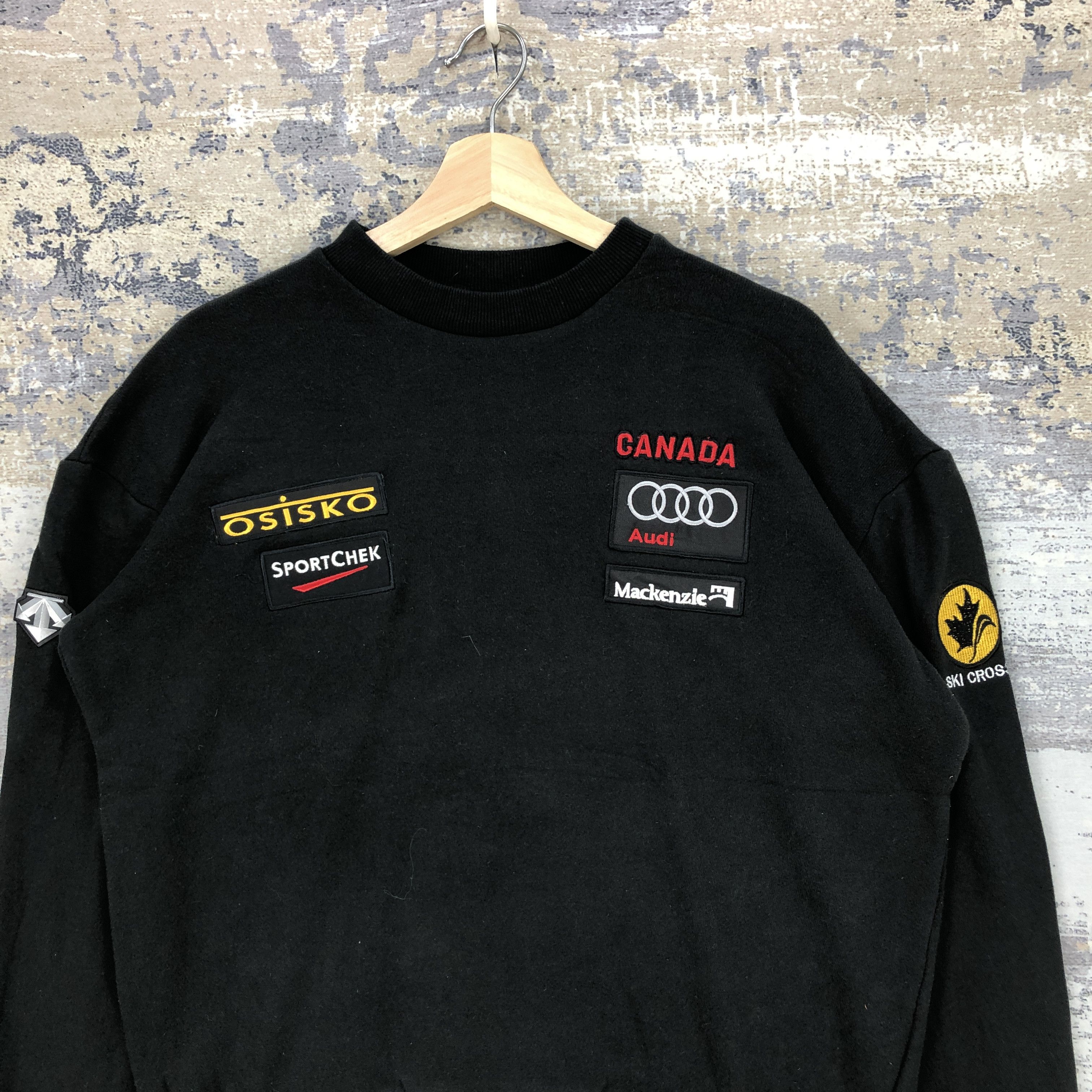Descente × Vintage Vintage Audi Sweatshirt Sportchek Sweater Racing Jumper Size US XL / EU 56 / 4 - 2 Thumbnail
