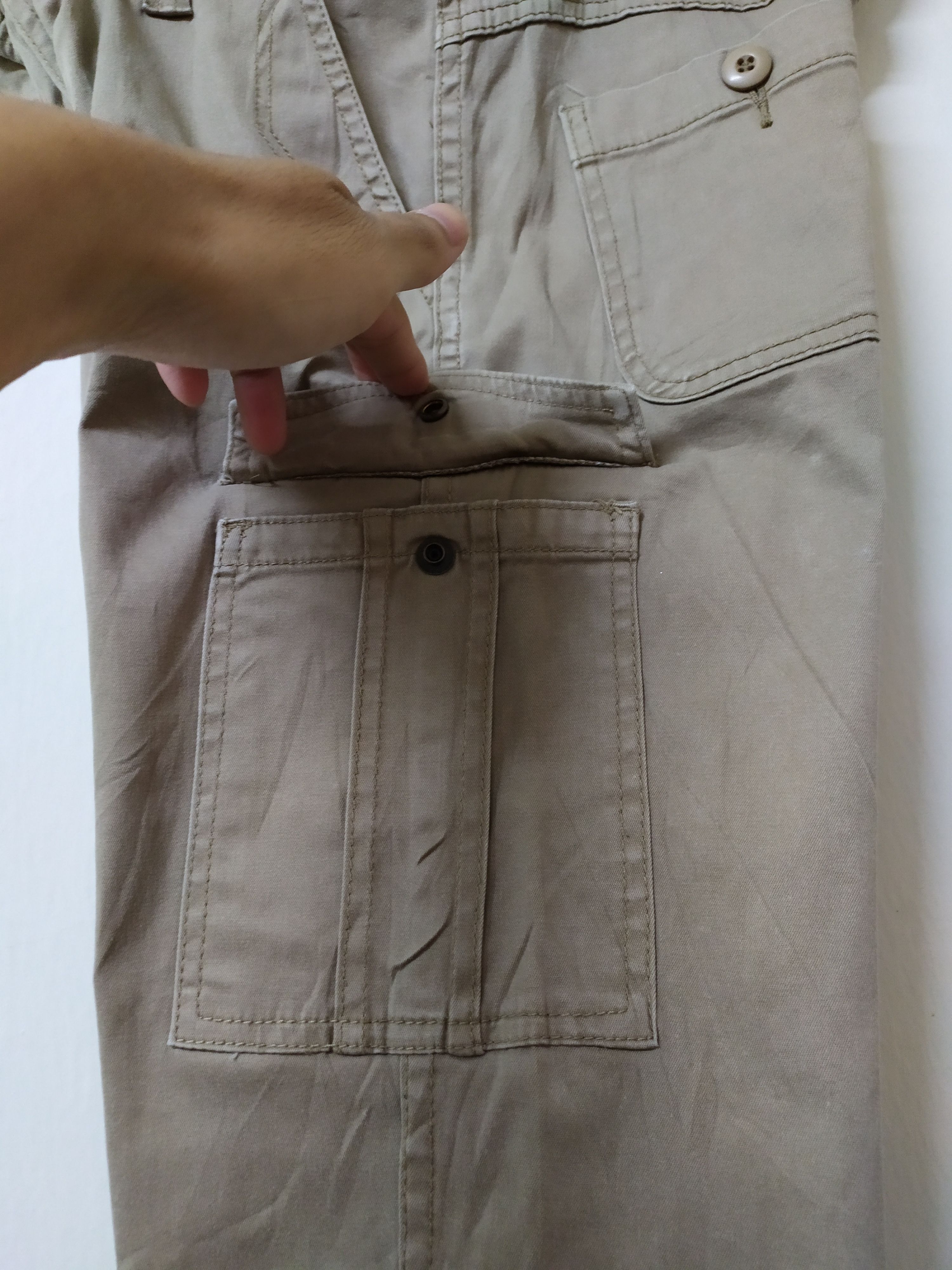 Global Work SHUCA GLOBAL WORK CARGO PANTS MULTIPOCKET TACTICAL Size US 32 / EU 48 - 10 Thumbnail