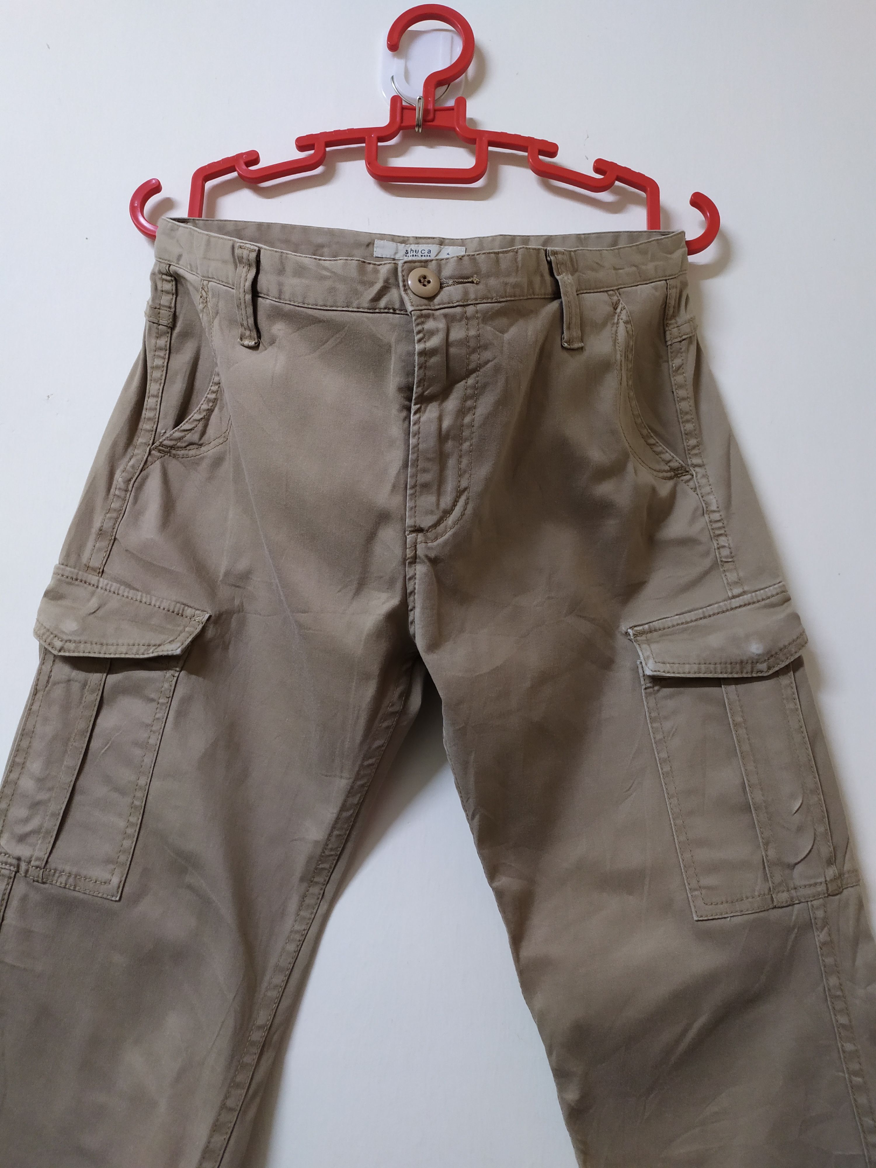 Global Work SHUCA GLOBAL WORK CARGO PANTS MULTIPOCKET TACTICAL Size US 32 / EU 48 - 2 Thumbnail