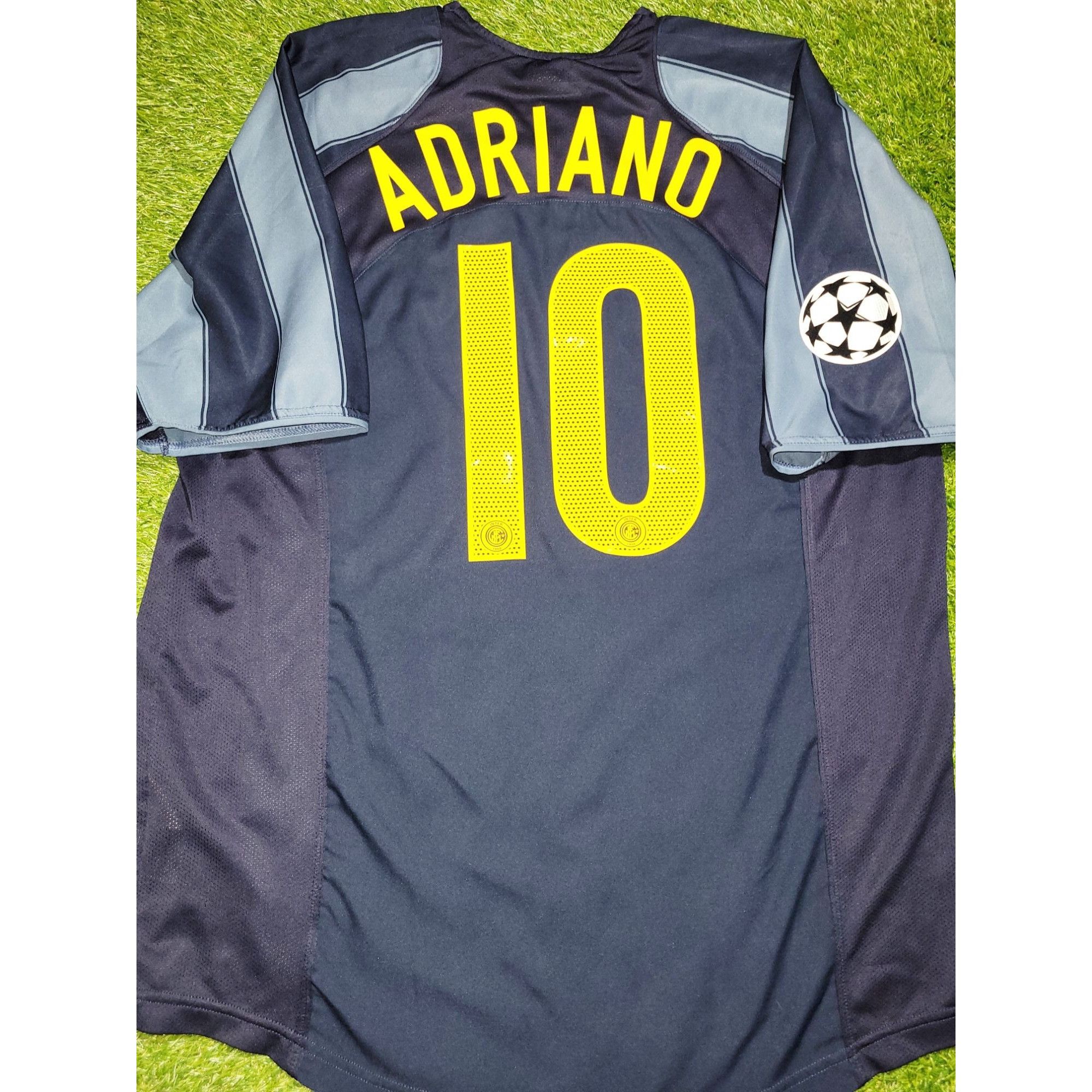 Adriano Inter Milan 2004 2005 2006 Third Soccer Jersey XL