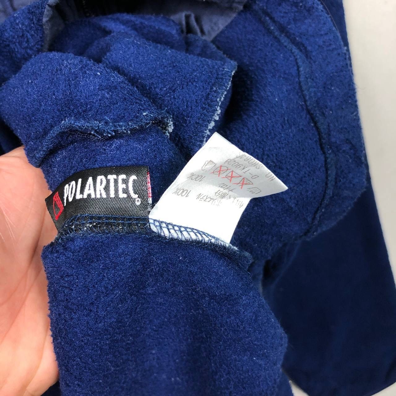 Lacoste Vintage 90s Lacoste Polartec Blue Fleece Sweater Jacket Size US L / EU 52-54 / 3 - 8 Thumbnail