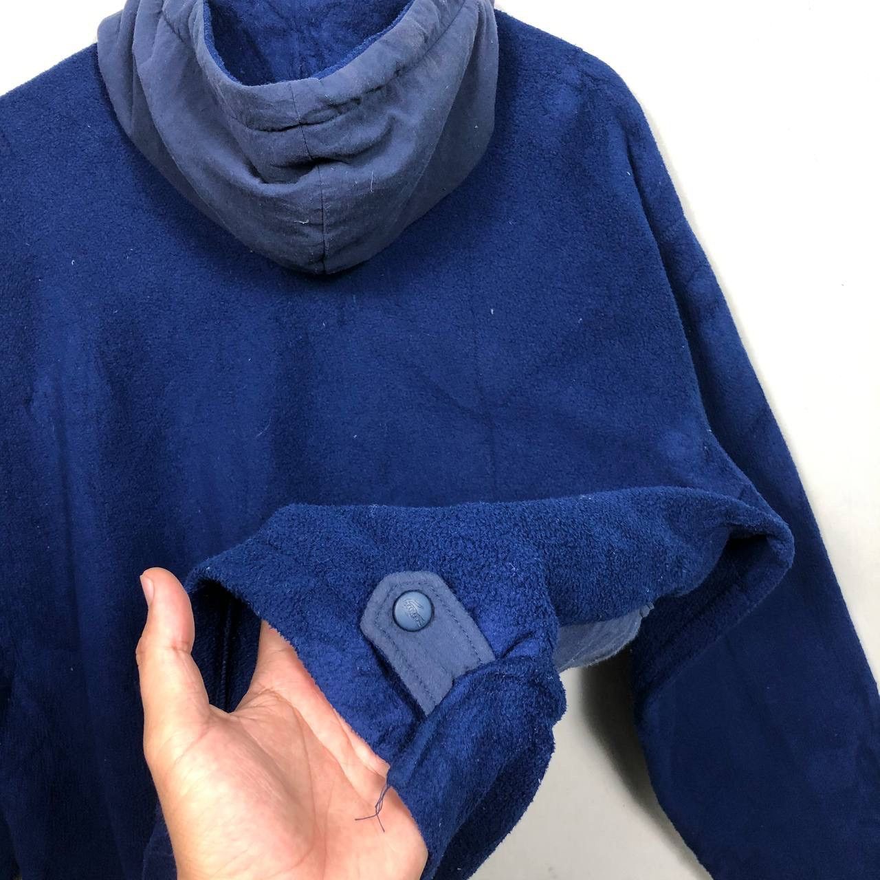 Lacoste Vintage 90s Lacoste Polartec Blue Fleece Sweater Jacket Size US L / EU 52-54 / 3 - 5 Thumbnail