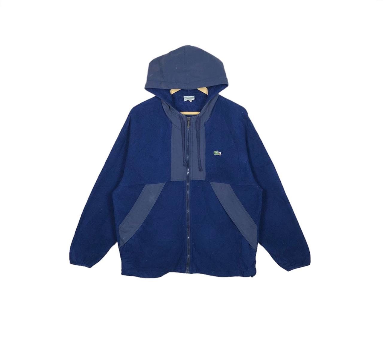 Lacoste Vintage 90s Lacoste Polartec Blue Fleece Sweater Jacket Size US L / EU 52-54 / 3 - 1 Thumbnail
