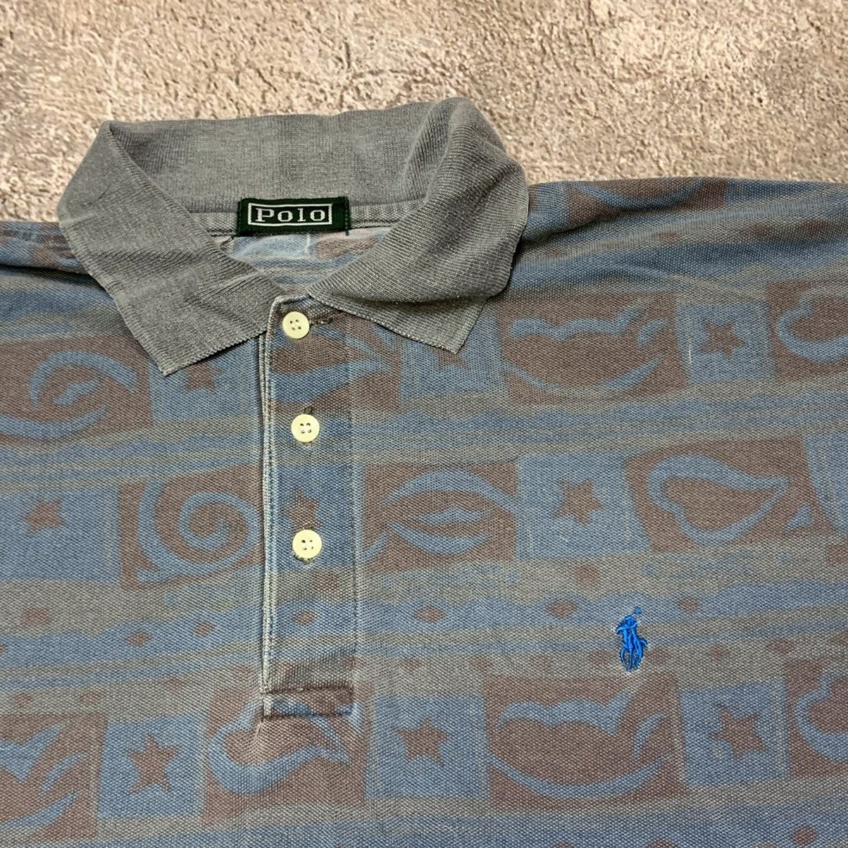 Polo Ralph Lauren vintage 80s rugby RRL crew neck polo ralph lauren 90s Size US XL / EU 56 / 4 - 5 Thumbnail