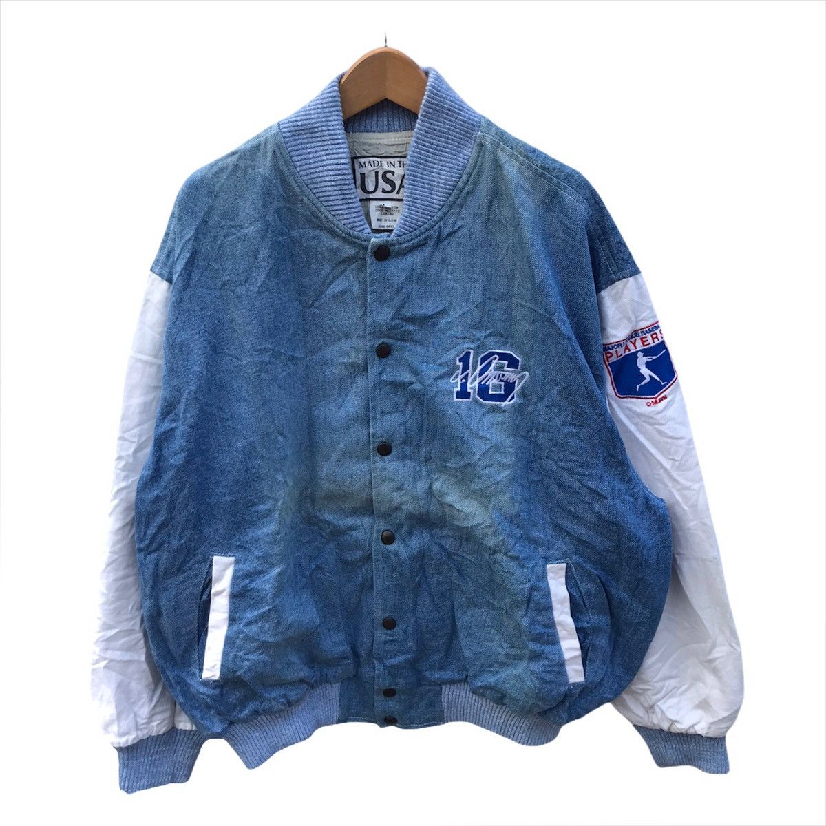 Pickup !! Vintage MLB player Nomo 16 varsity jacket