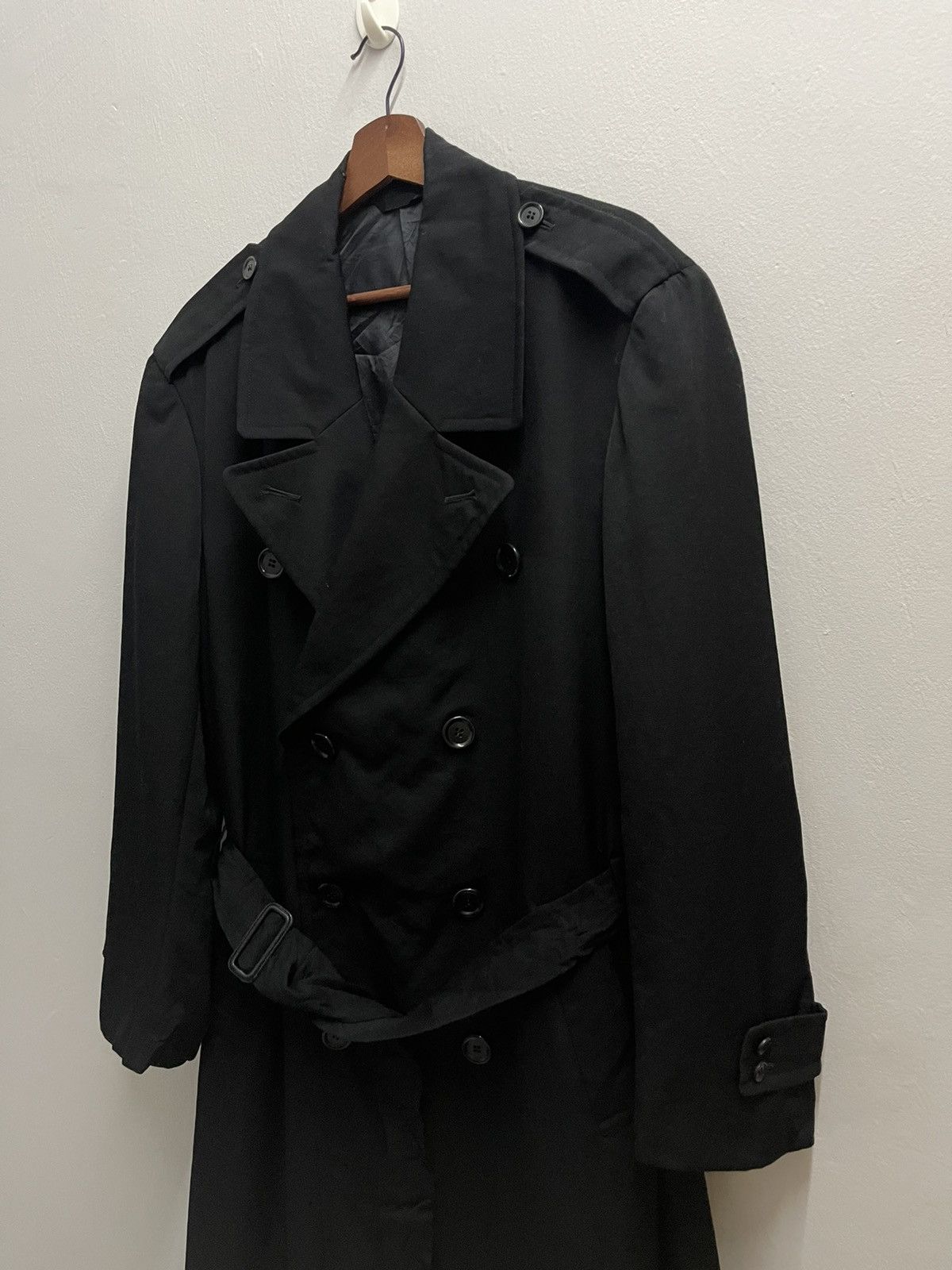 Yohji Yamamoto 🔥ARCHIVE COLLECTION🚀 LINEN DOUBLE BREAST YOHJI YAMAMOTO Size US M / EU 48-50 / 2 - 2 Thumbnail