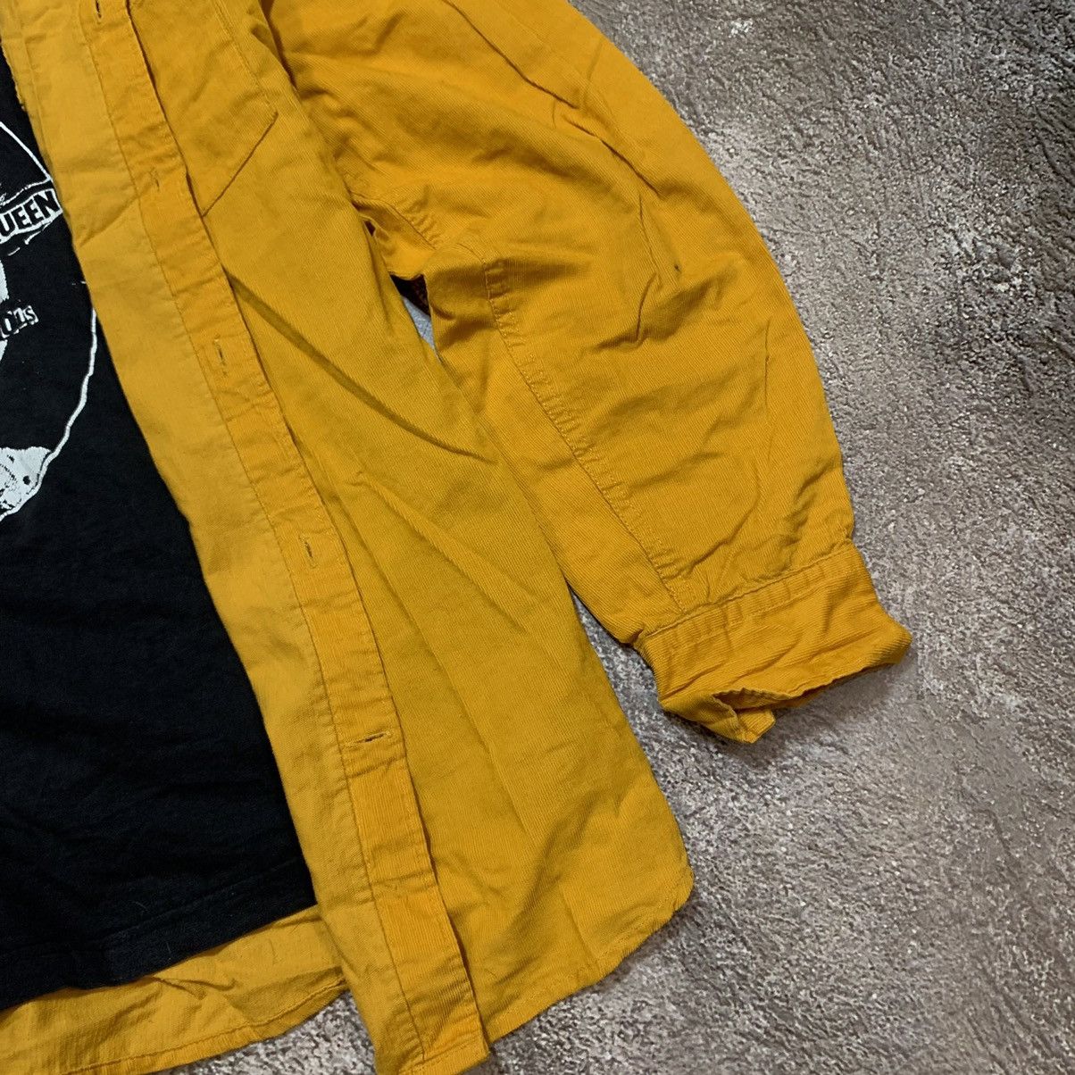 Vintage Vintage 90s Pistols Band Tee Yellow Corduroy Shirt Punk M Size US M / EU 48-50 / 2 - 6 Thumbnail