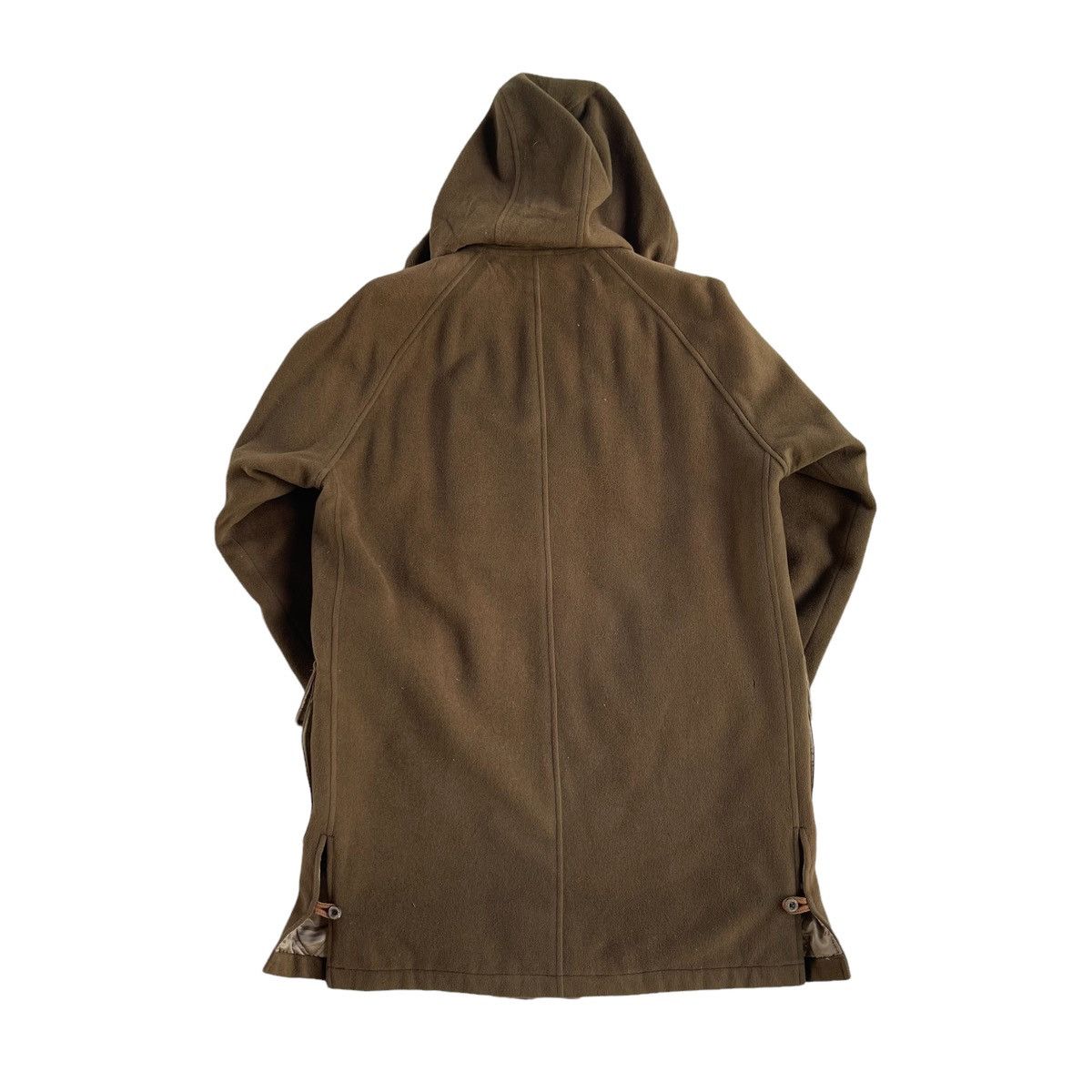 Burberry × Other 90s Burberry Wool Leather Collar Overcoat Size US M / EU 48-50 / 2 - 11 Thumbnail
