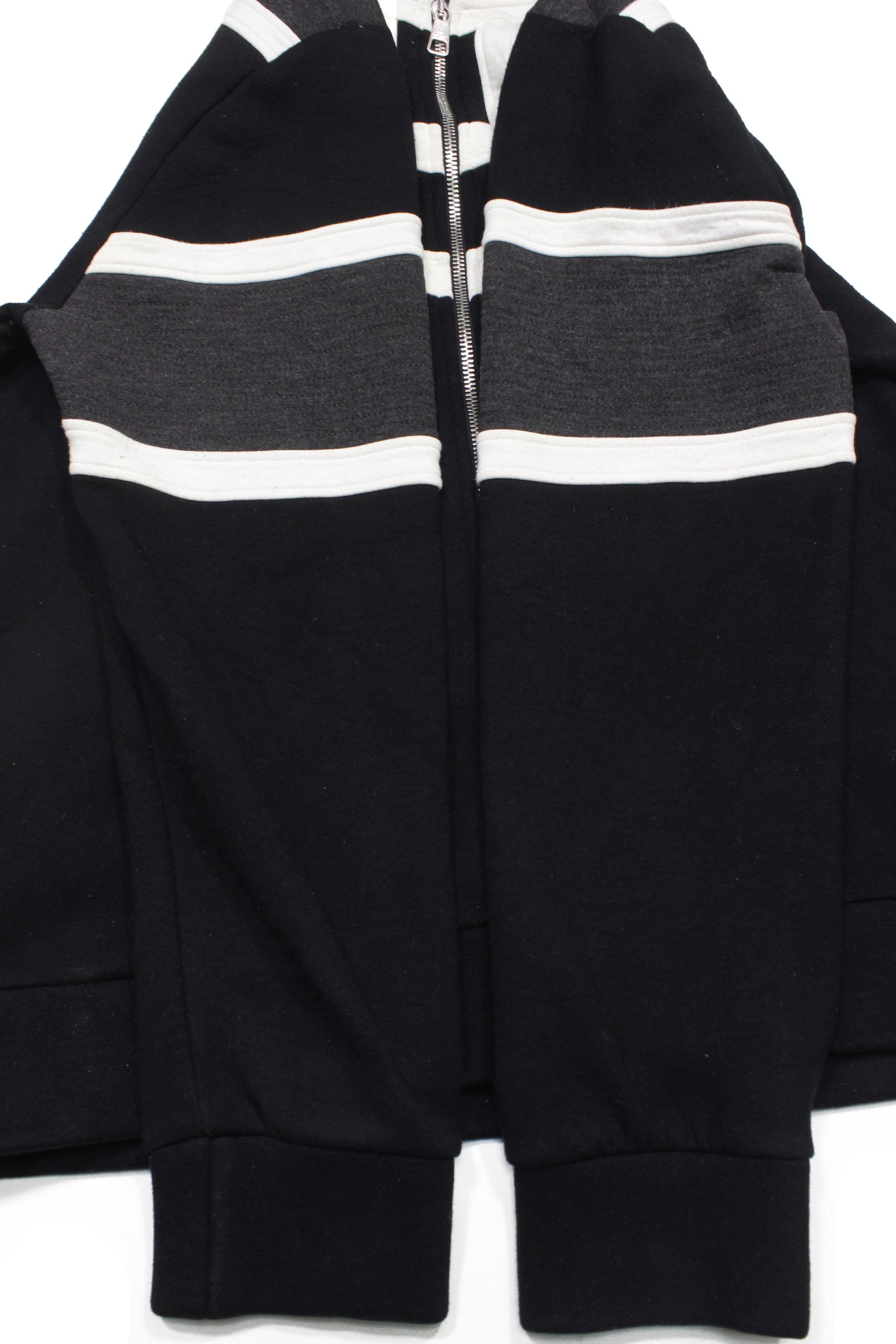 Neil Barrett Striped Modern Hoodie Size US L / EU 52-54 / 3 - 6 Thumbnail