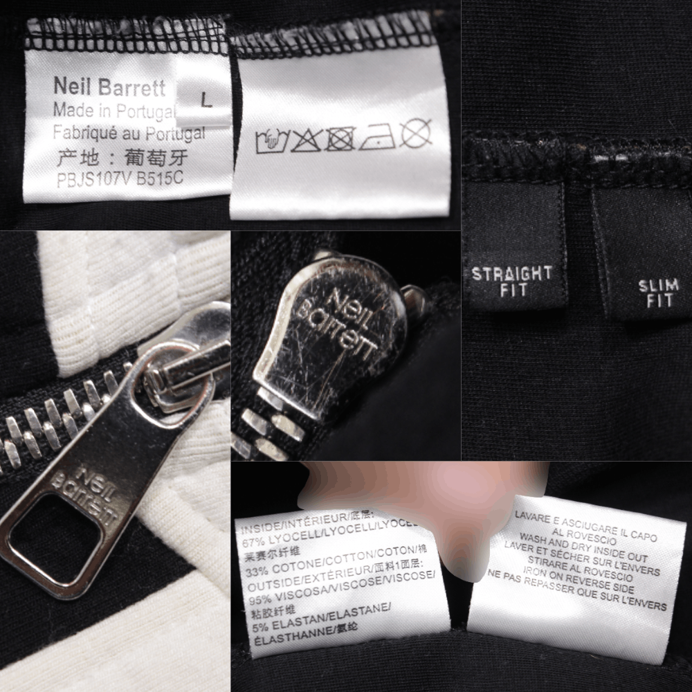 Neil Barrett Striped Modern Hoodie Size US L / EU 52-54 / 3 - 10 Thumbnail