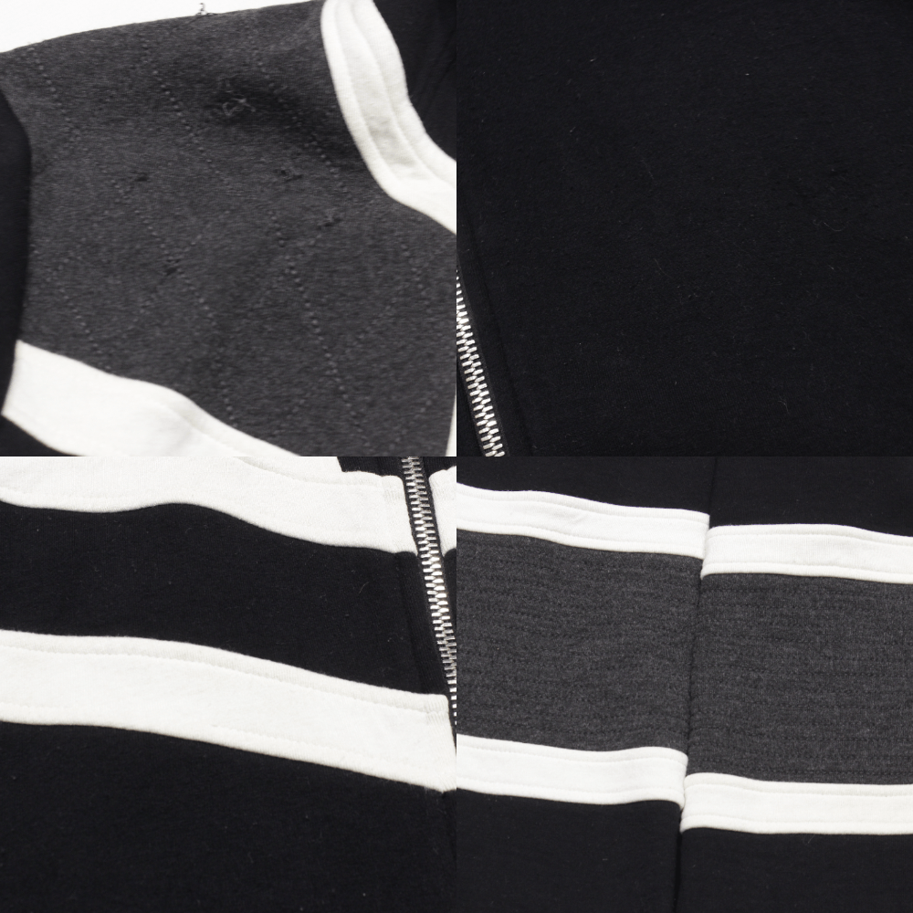 Neil Barrett Striped Modern Hoodie Size US L / EU 52-54 / 3 - 9 Thumbnail