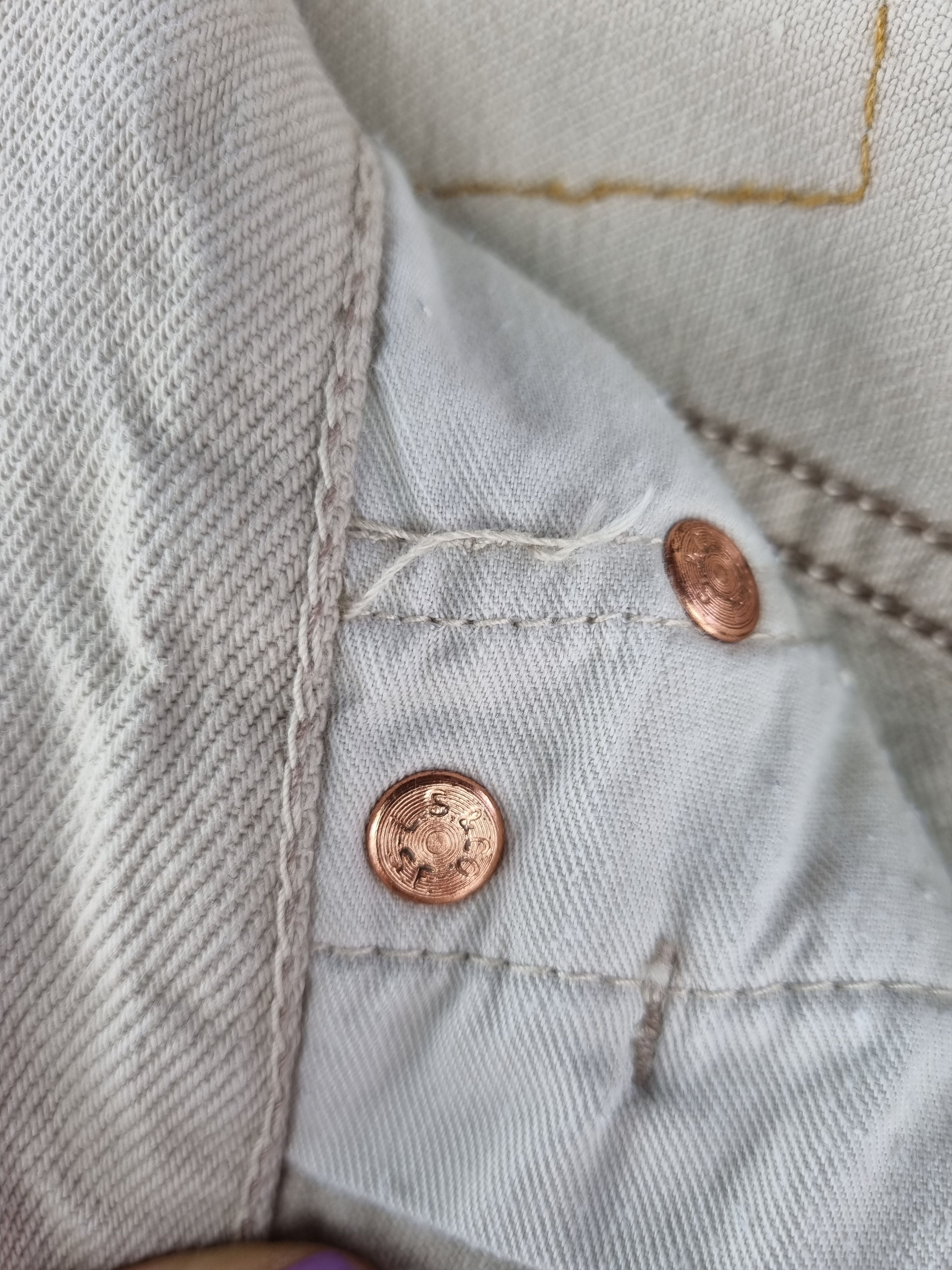 Levi's 1999 LEVIS 501 Button flies Sand Color Jeans Size US 34 / EU 50 - 12 Thumbnail
