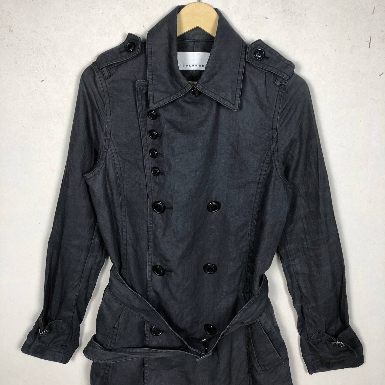 Issey Miyake Issey Miyake Sunaokuwahara Black Long Jacket Size US S / EU 44-46 / 1 - 3 Thumbnail