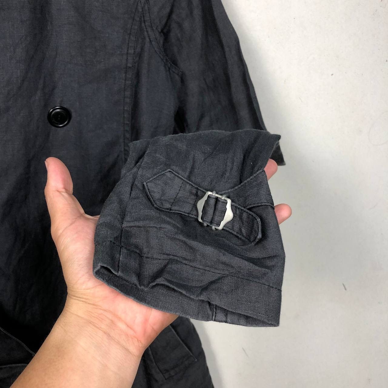 Issey Miyake Issey Miyake Sunaokuwahara Black Long Jacket Size US S / EU 44-46 / 1 - 7 Thumbnail