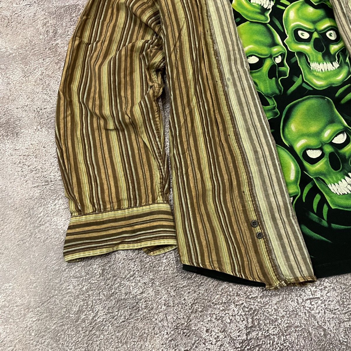 Vintage Vintage 90s Striped Chore Coat Oversized Streetwear Faded M Size US M / EU 48-50 / 2 - 3 Thumbnail
