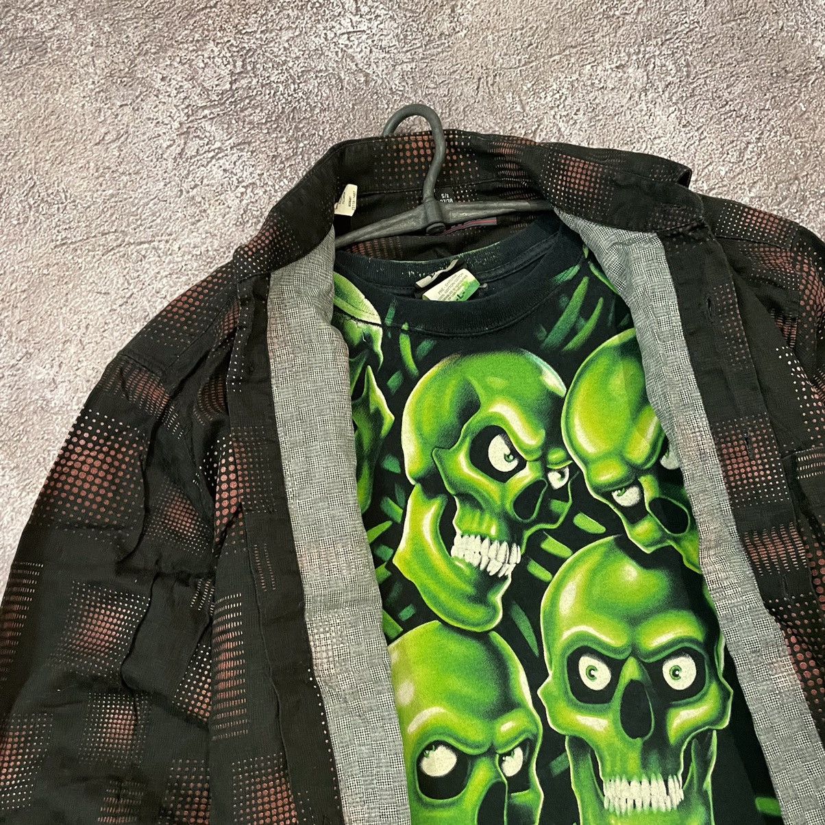 Vintage Vintage 90s Y2K Checkered Overshirt Grunge Streetwear Slim M Size US M / EU 48-50 / 2 - 4 Thumbnail
