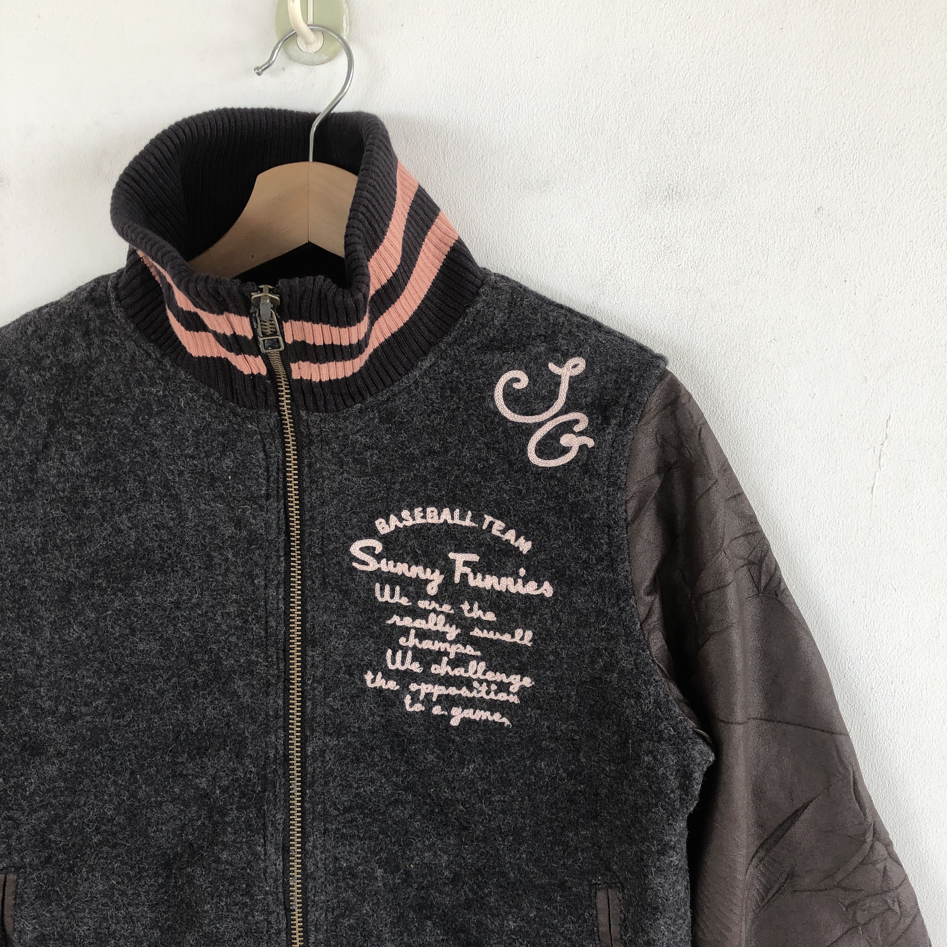 Other Sunny Clouds Varsity Jackets Letterman Leather Wool Jacket Size US XS / EU 42 / 0 - 5 Thumbnail