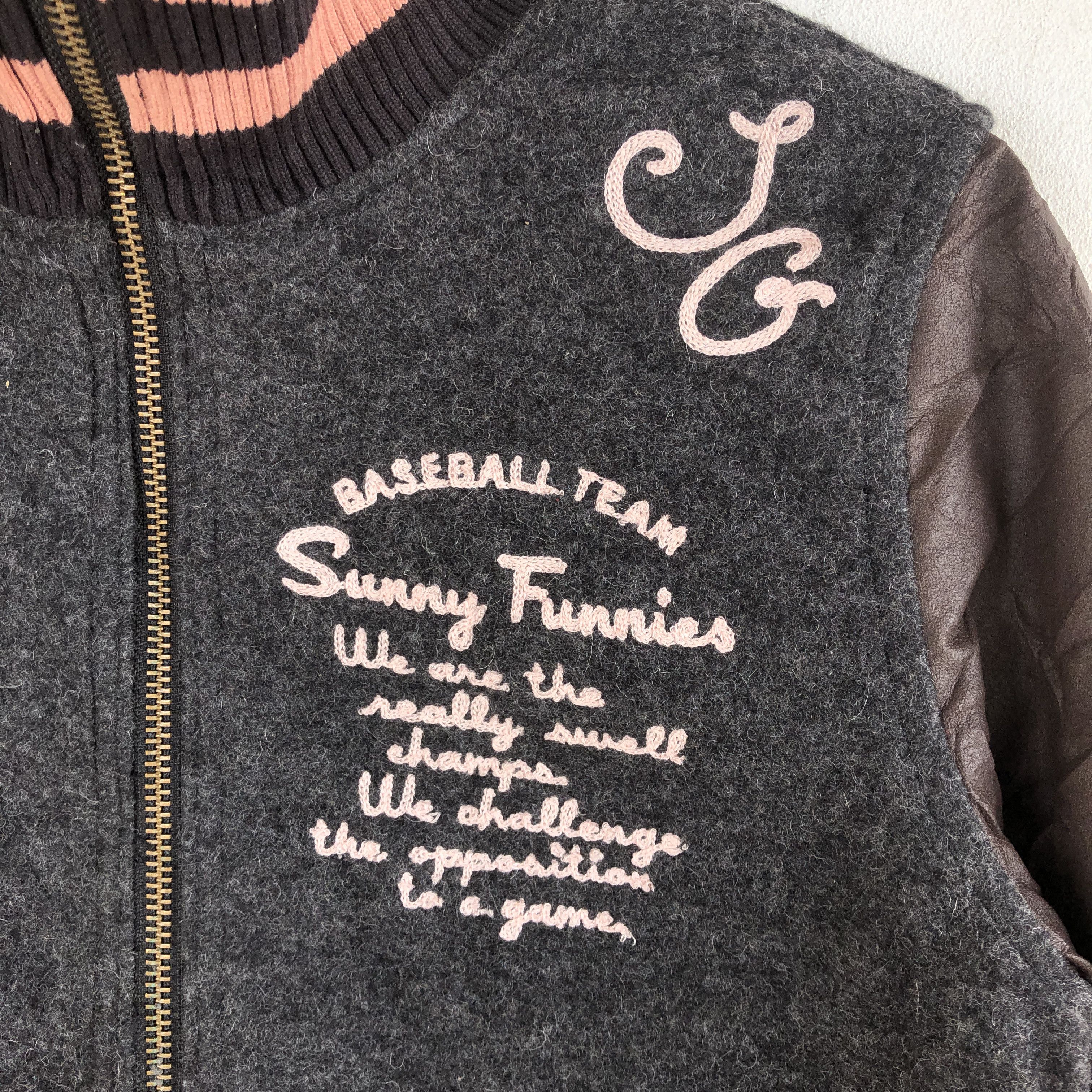 Other Sunny Clouds Varsity Jackets Letterman Leather Wool Jacket Size US XS / EU 42 / 0 - 6 Thumbnail