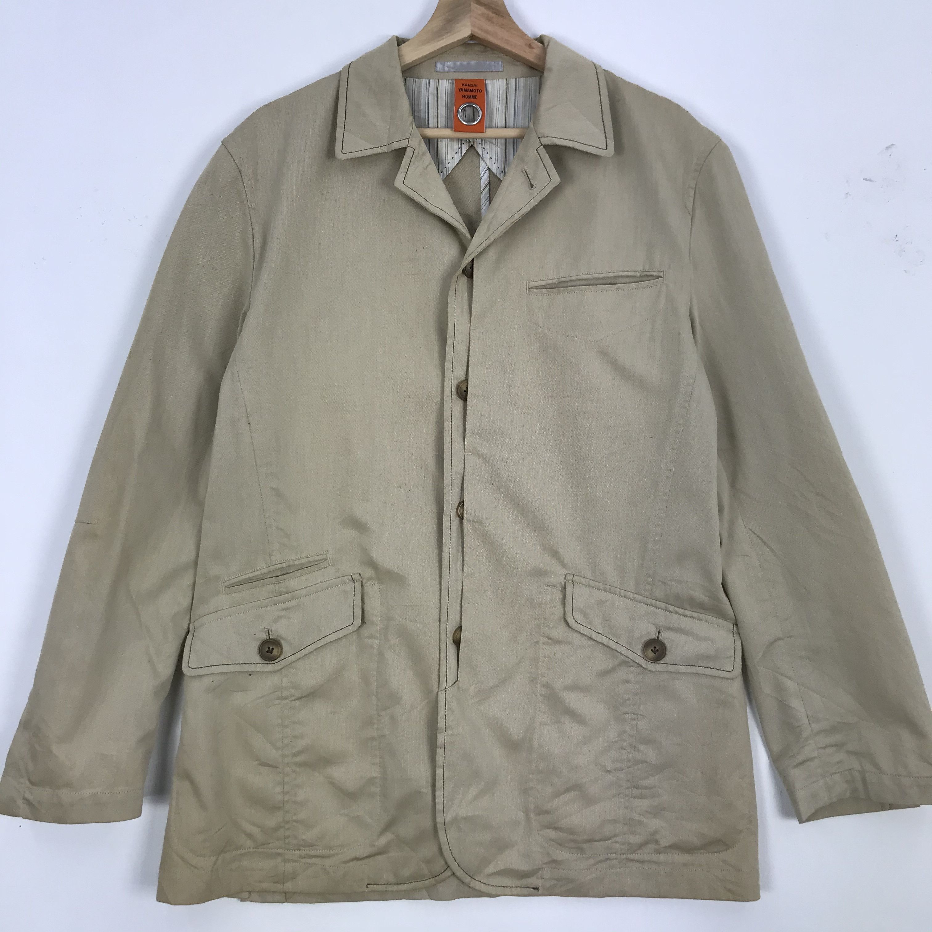 Kansai Yamamoto × Vintage Kansai Yamamoto Chore Jackets Japanese Hip Hop Rare Swag Size US L / EU 52-54 / 3 - 6 Thumbnail